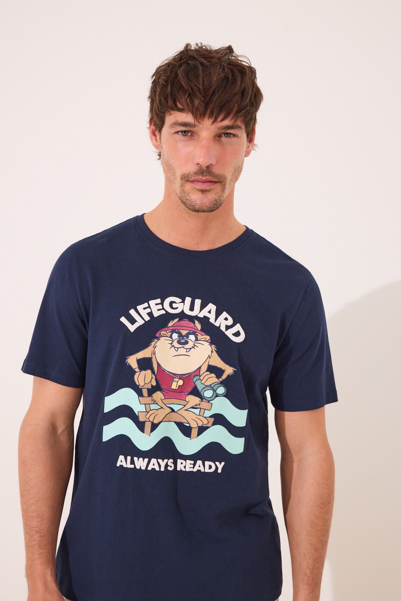 Taz blue short cotton pyjamas