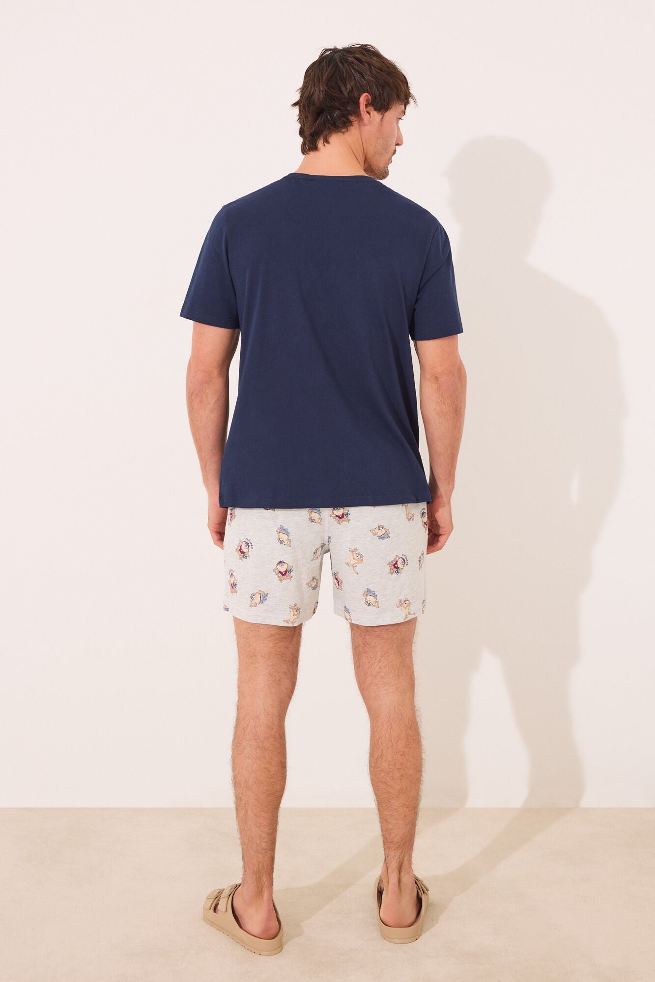 Taz blue short cotton pyjamas