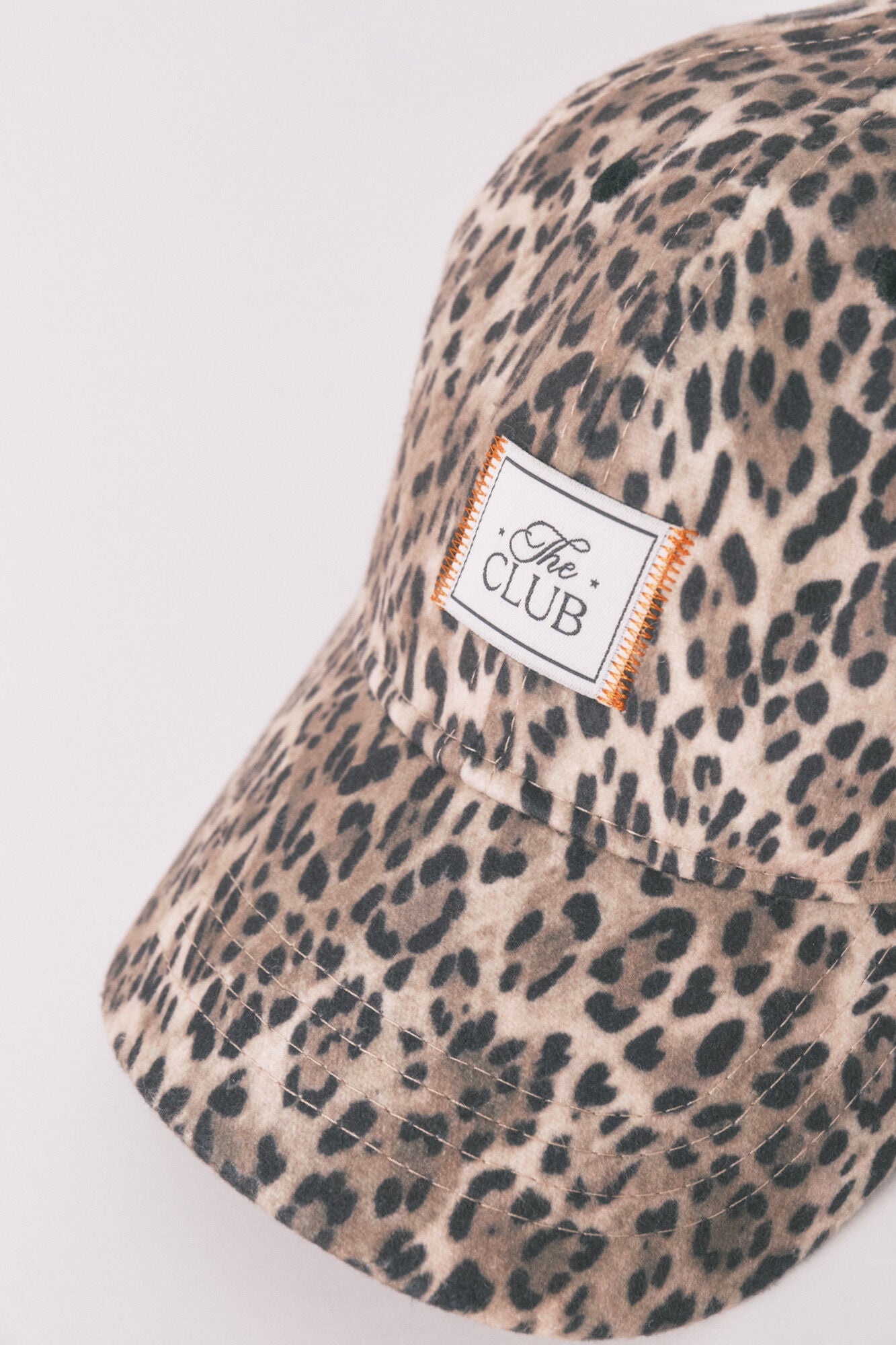 Animal print plush cap