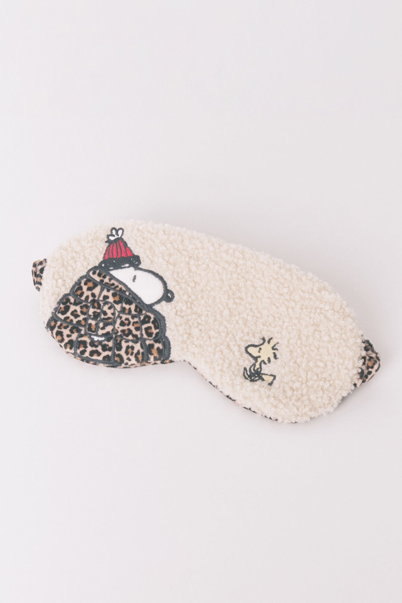 Snoopy Faux shearling Sleep Mask