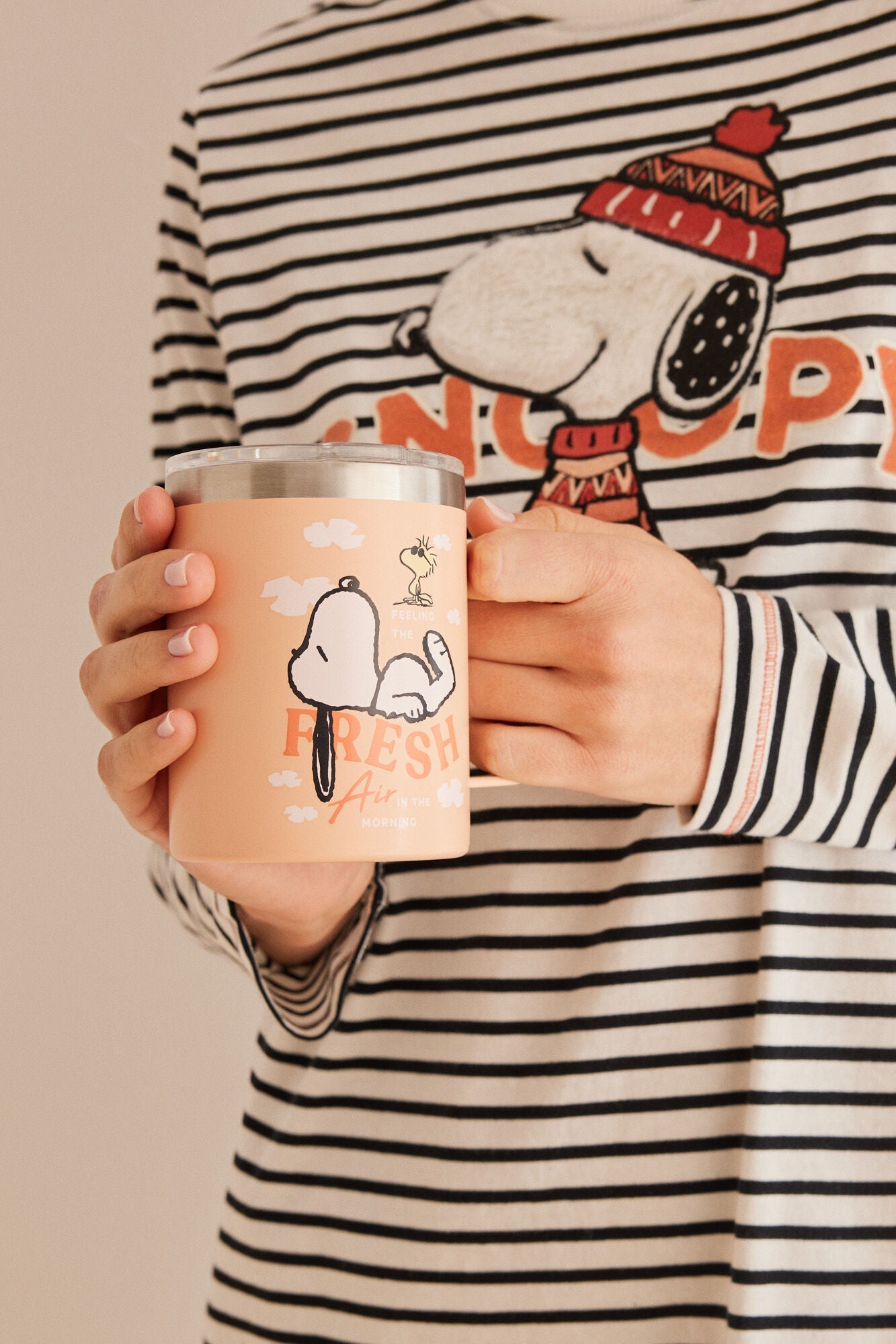 Snoopy thermal glass