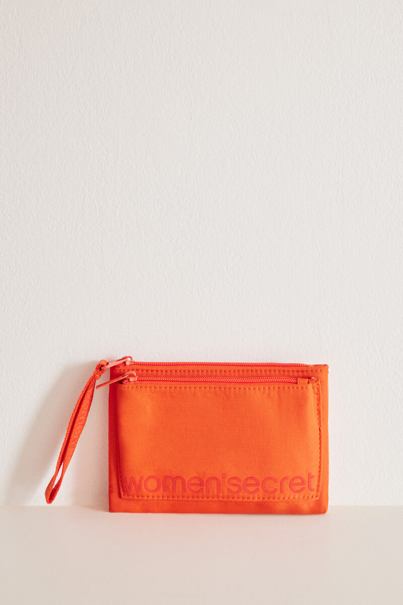 Small orange purse