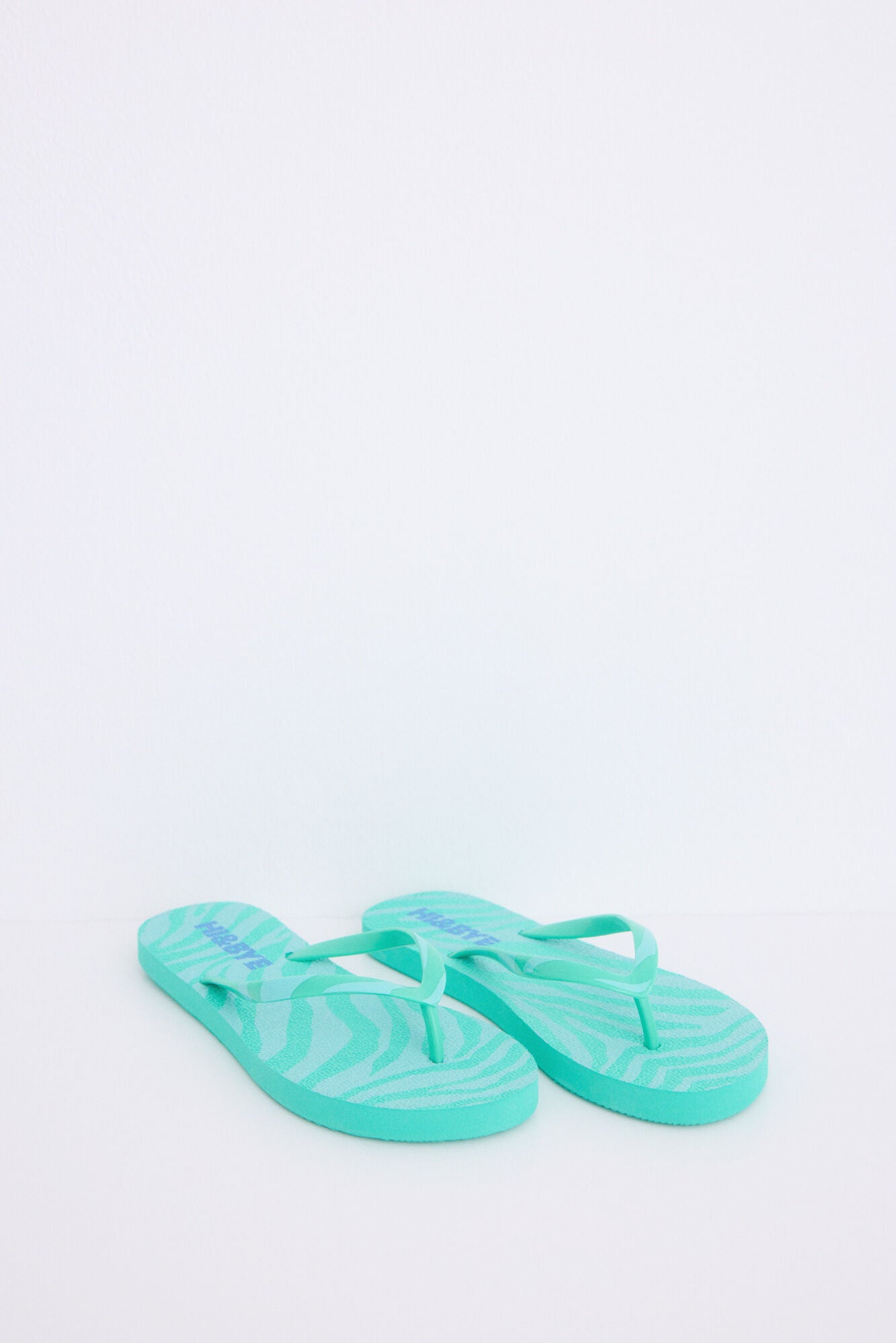 zebra print flip flops