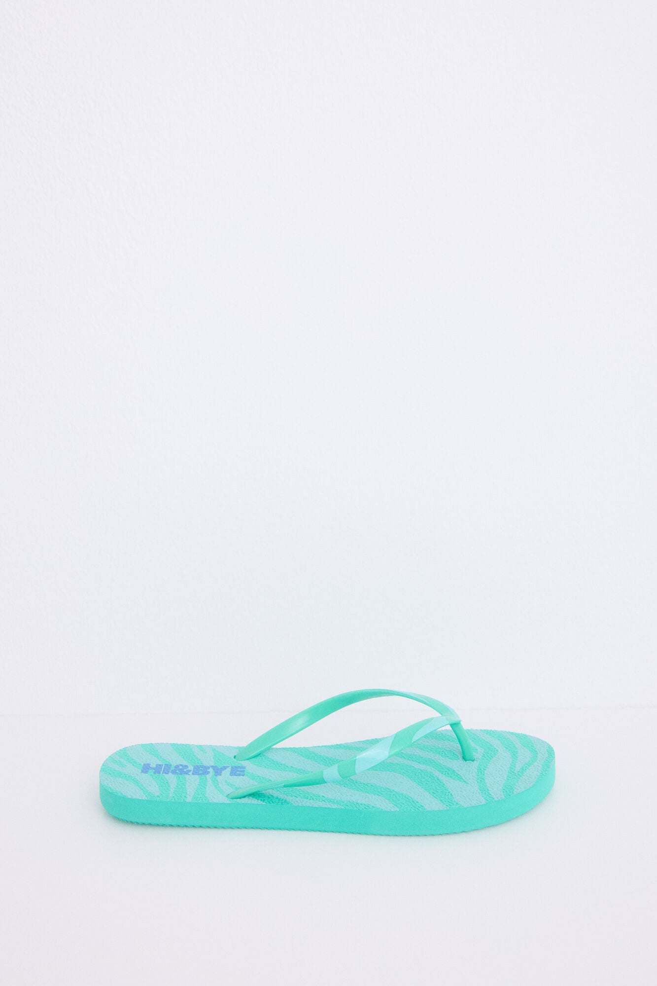 zebra print flip flops