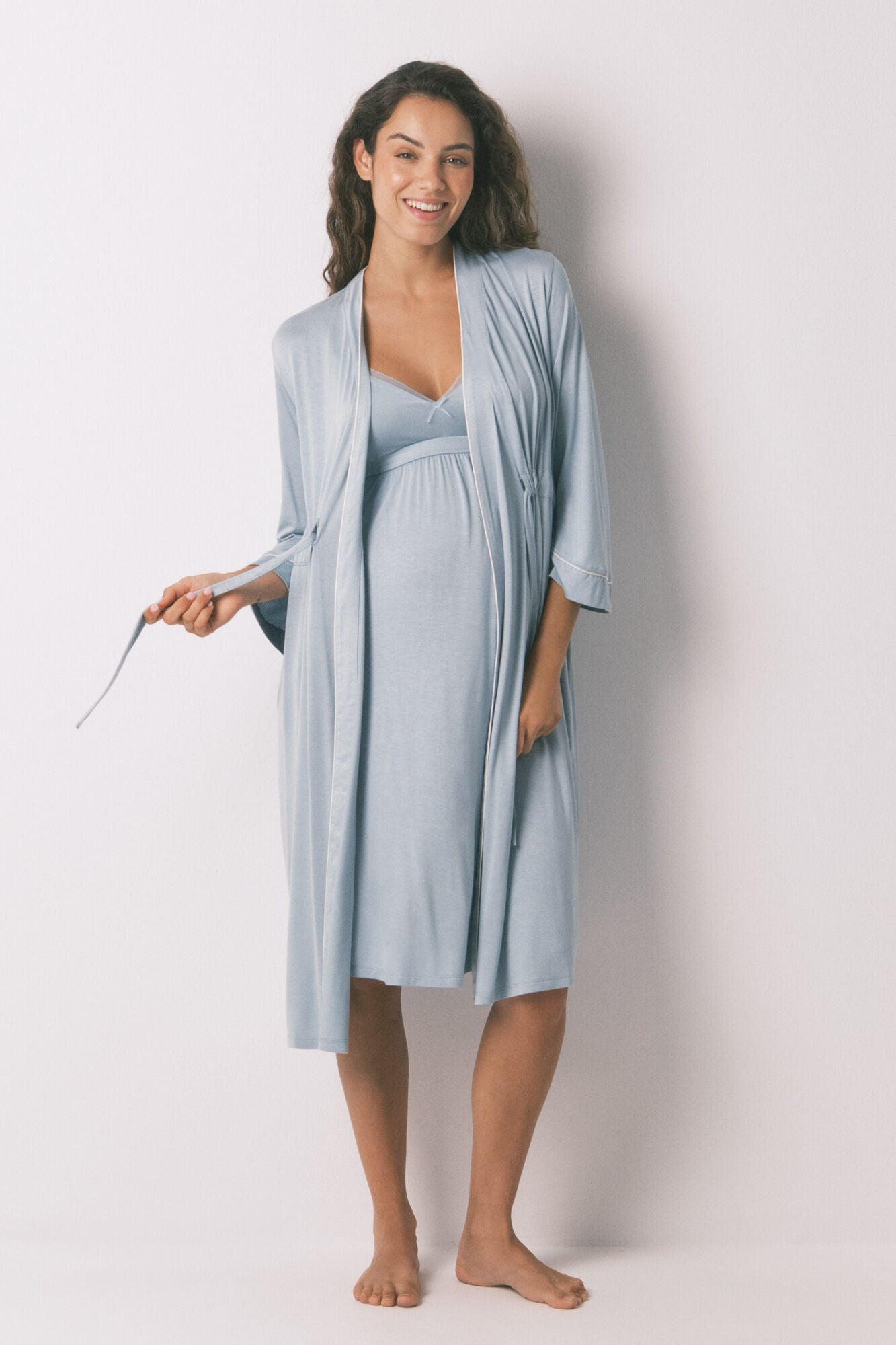 Robe "maternity" gown