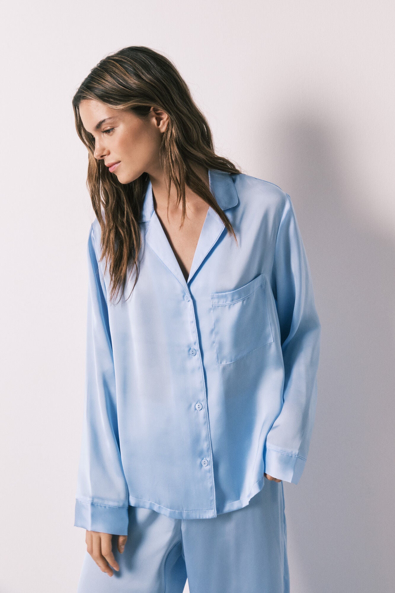 Satin pajamas