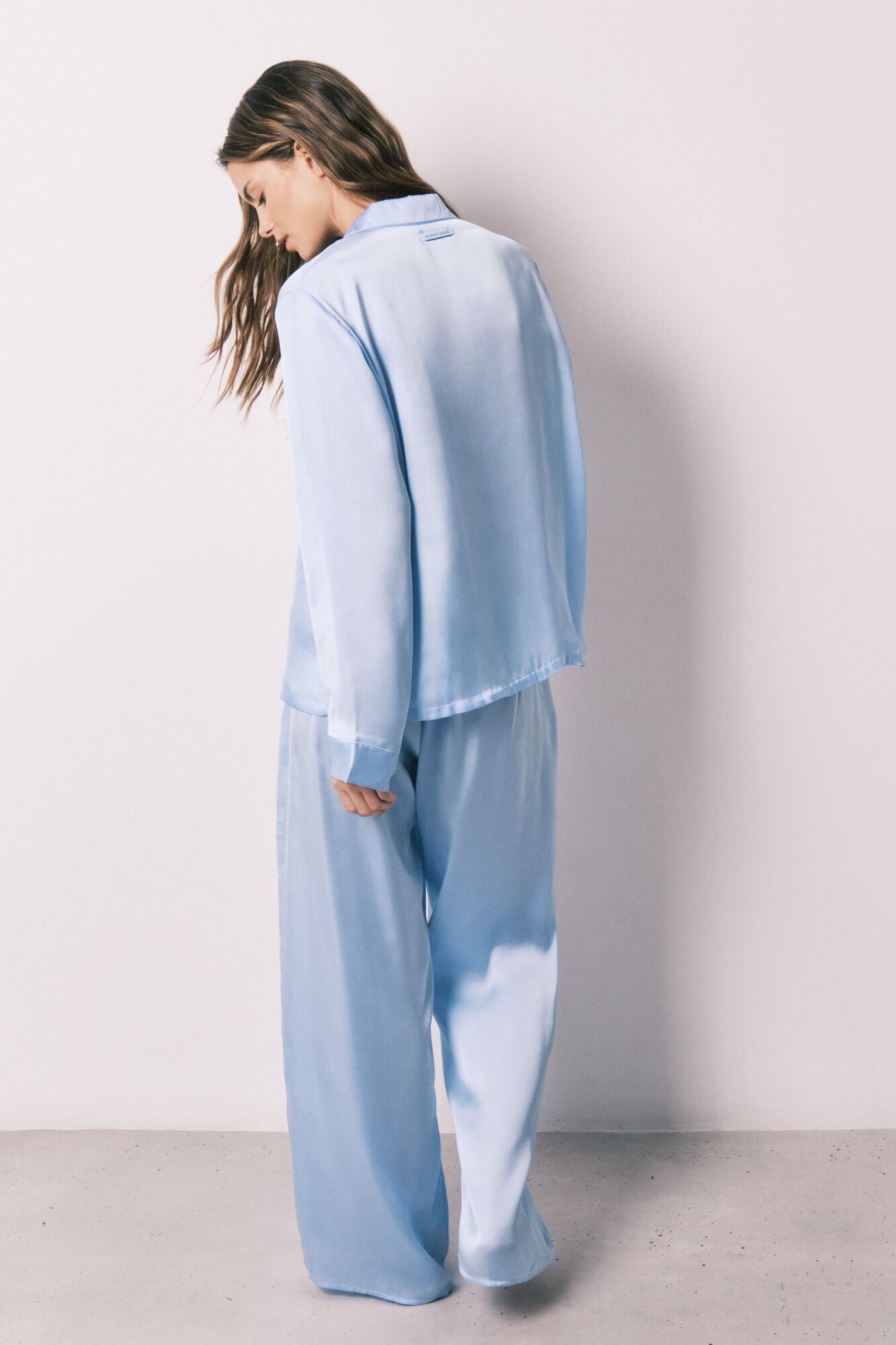 Satin pajamas