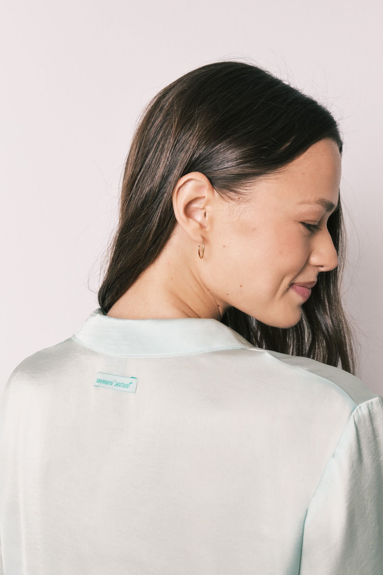 Green shirt-style pajamas