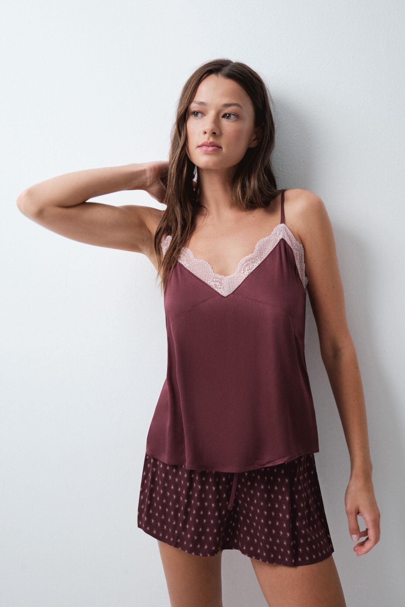 STRAPS SHORT PANT PYJAMA