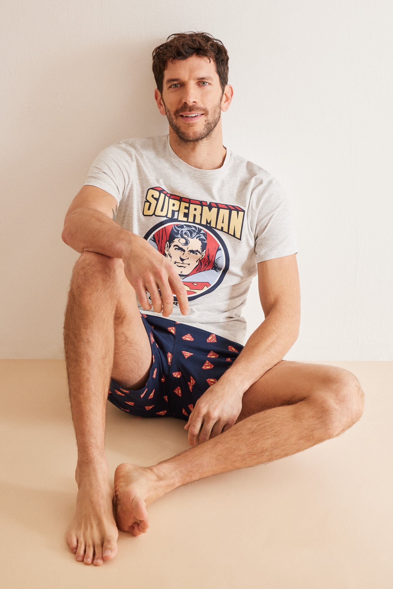 Men's 100% cotton Superman pajamas