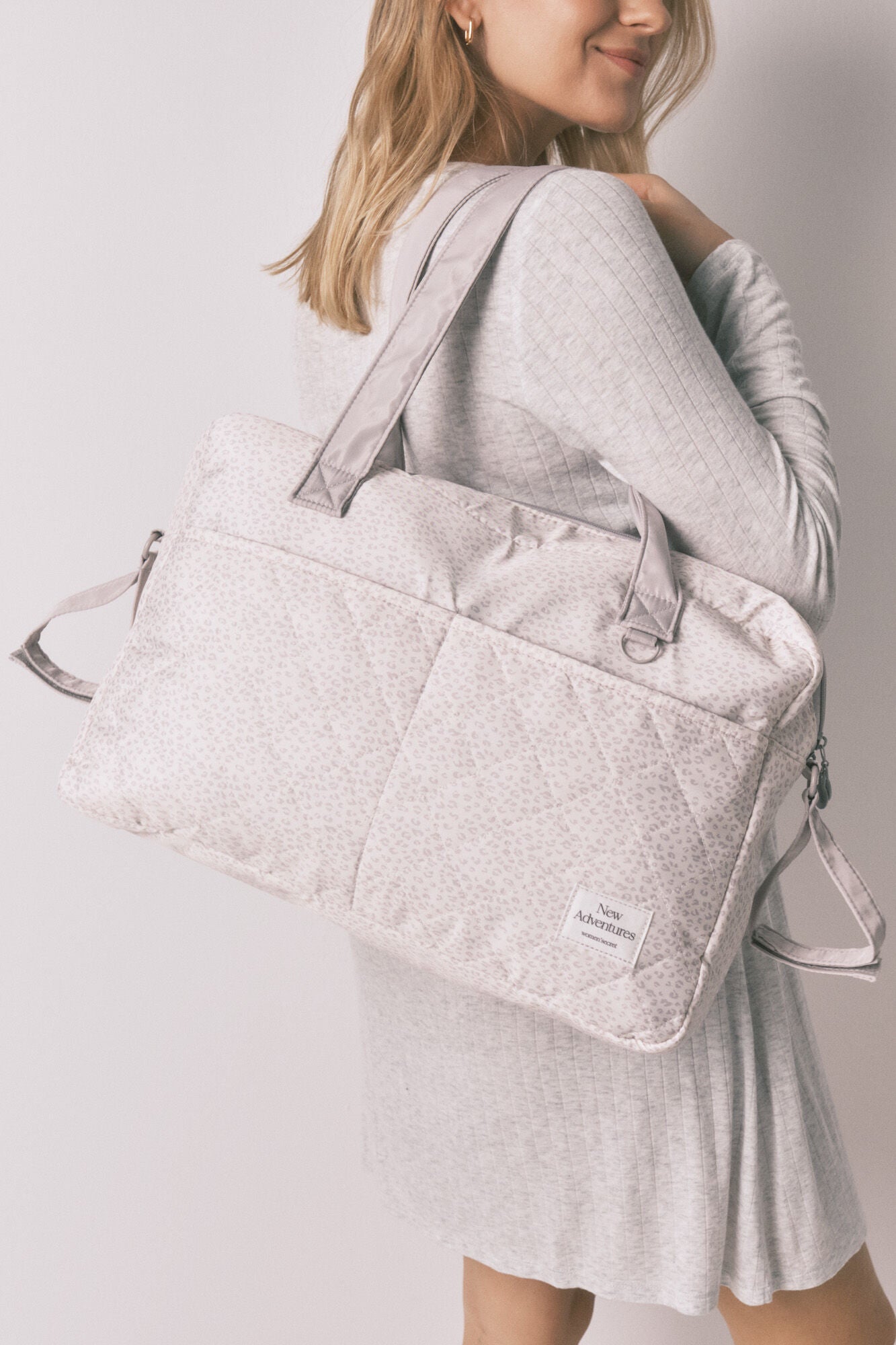 Animal print baby stroller bag