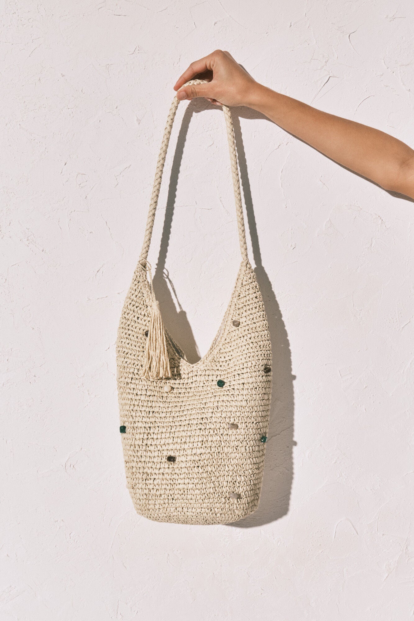 Raffia bag w