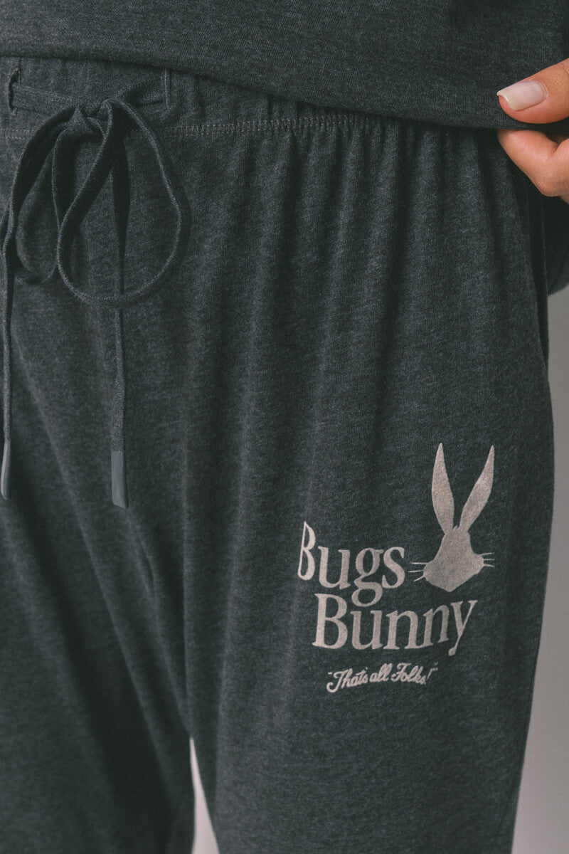 Bugs Bunny long cotton grey pajamas