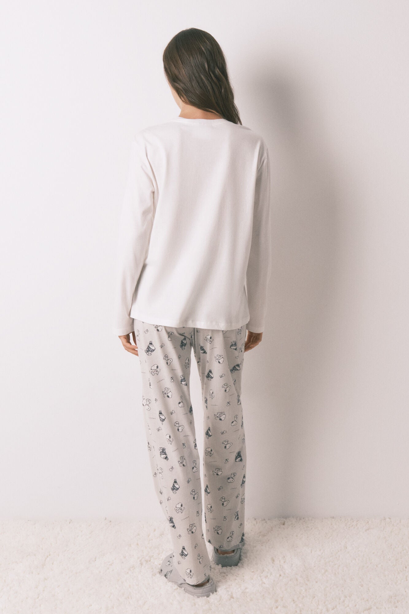 Snoopy 100% Cotton Long Pyjamas