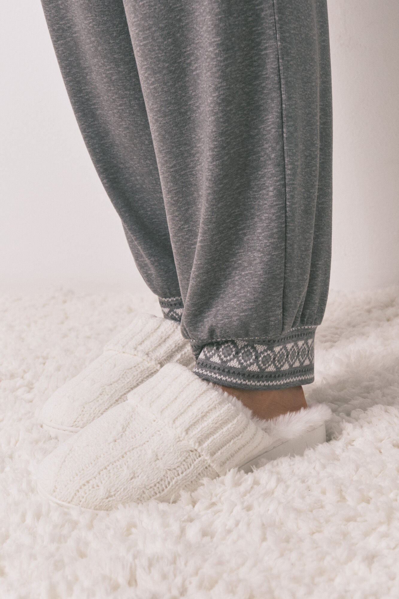 Mickey Mouse soft knit long pajamas