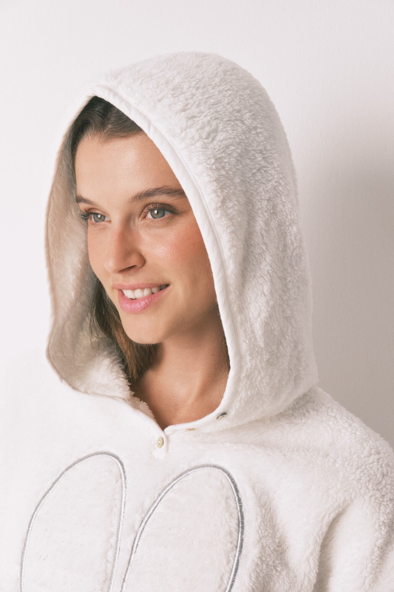 Miffy animal print fleece long pajamas