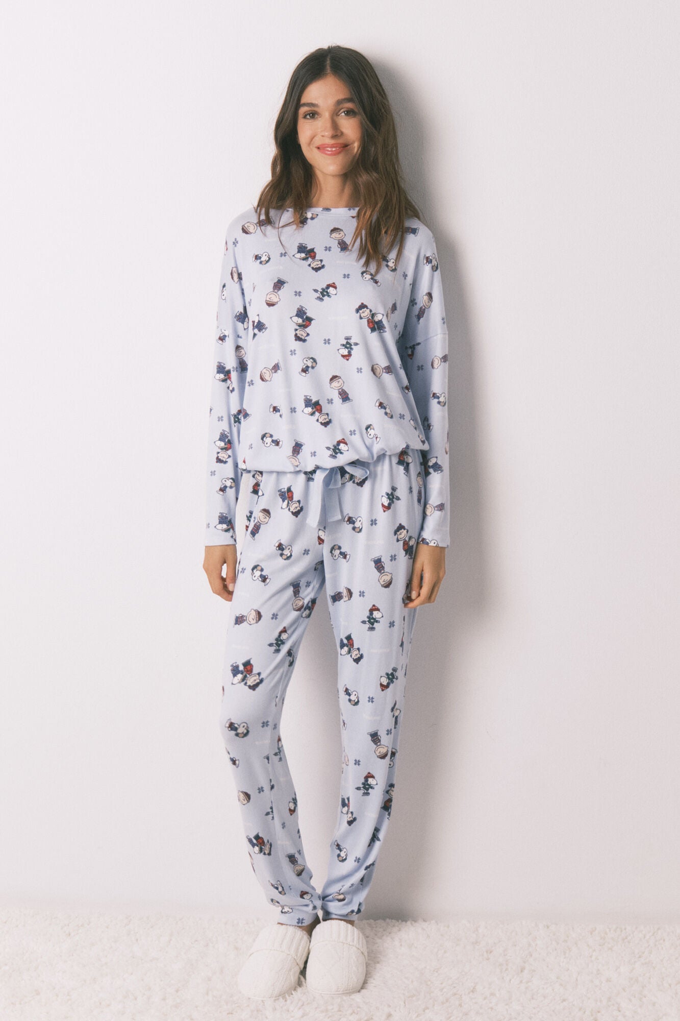 Super soft Snoopy long pajamas