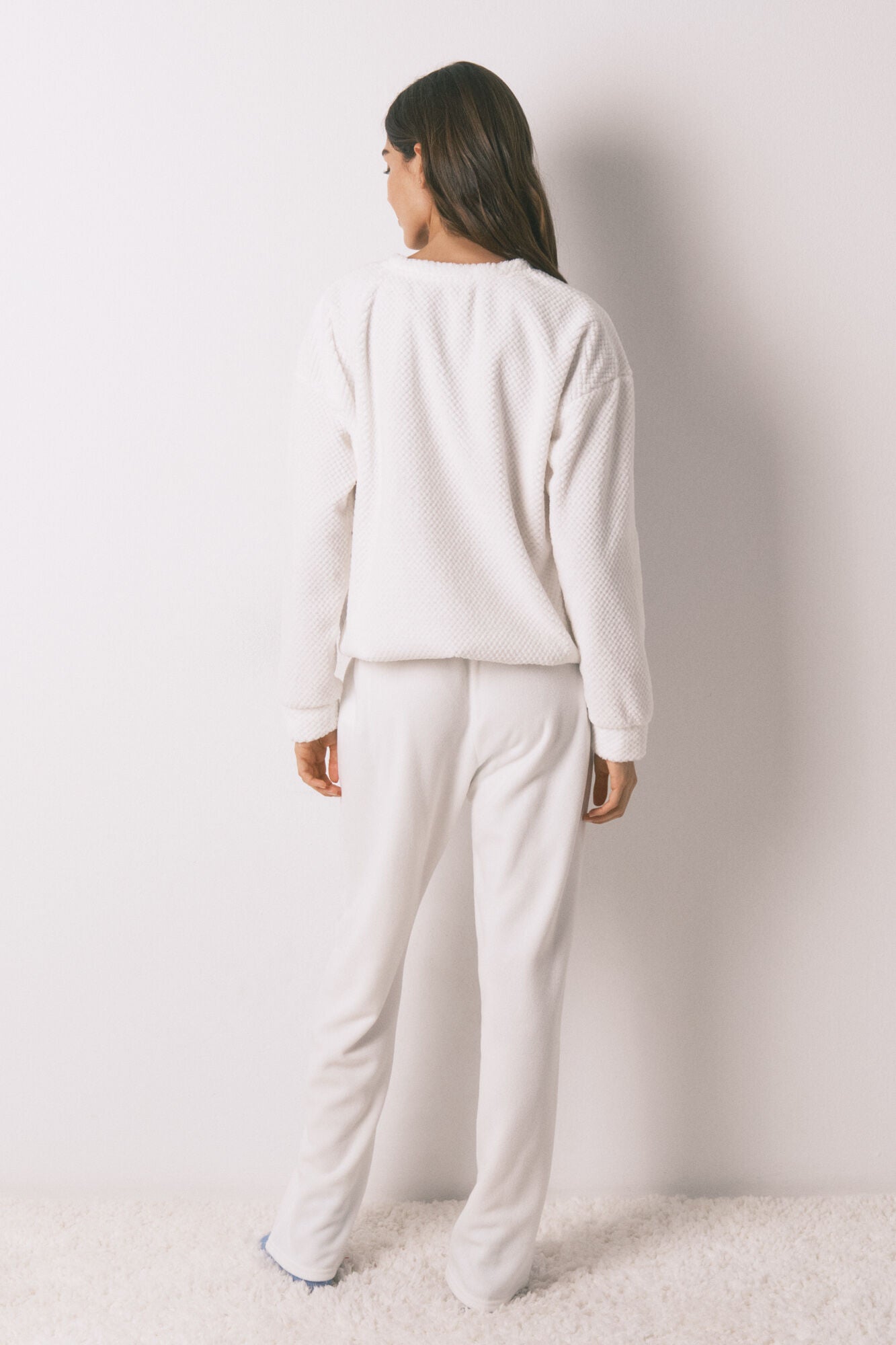 Snoopy long polar mousse pajamas