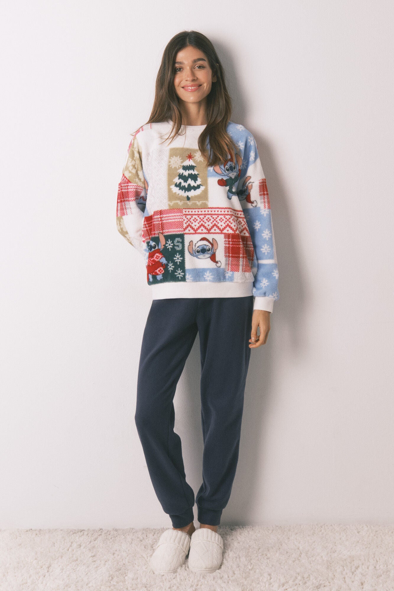 Fleece fabric pyjamas