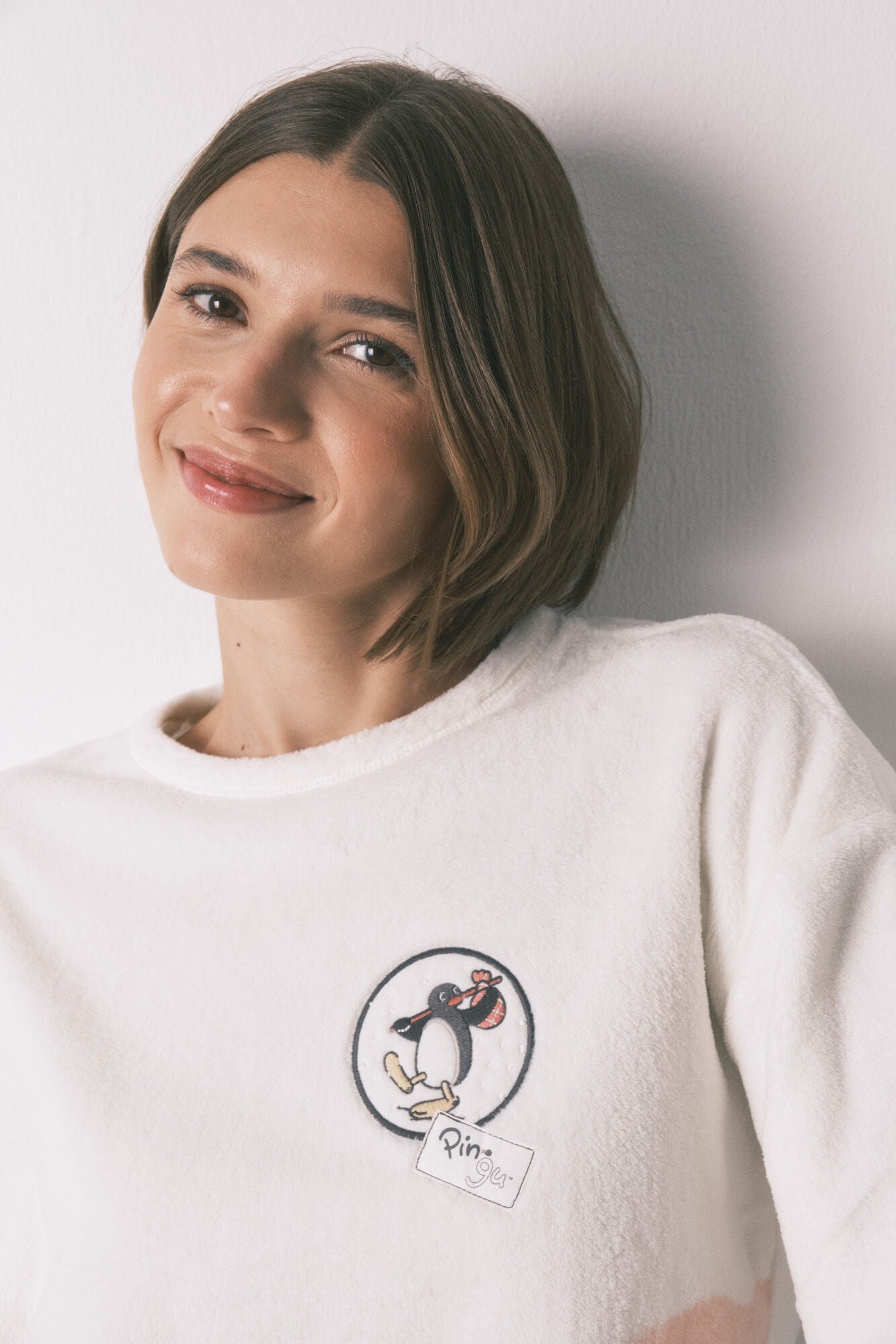 Pingu soft fleece long pajamas