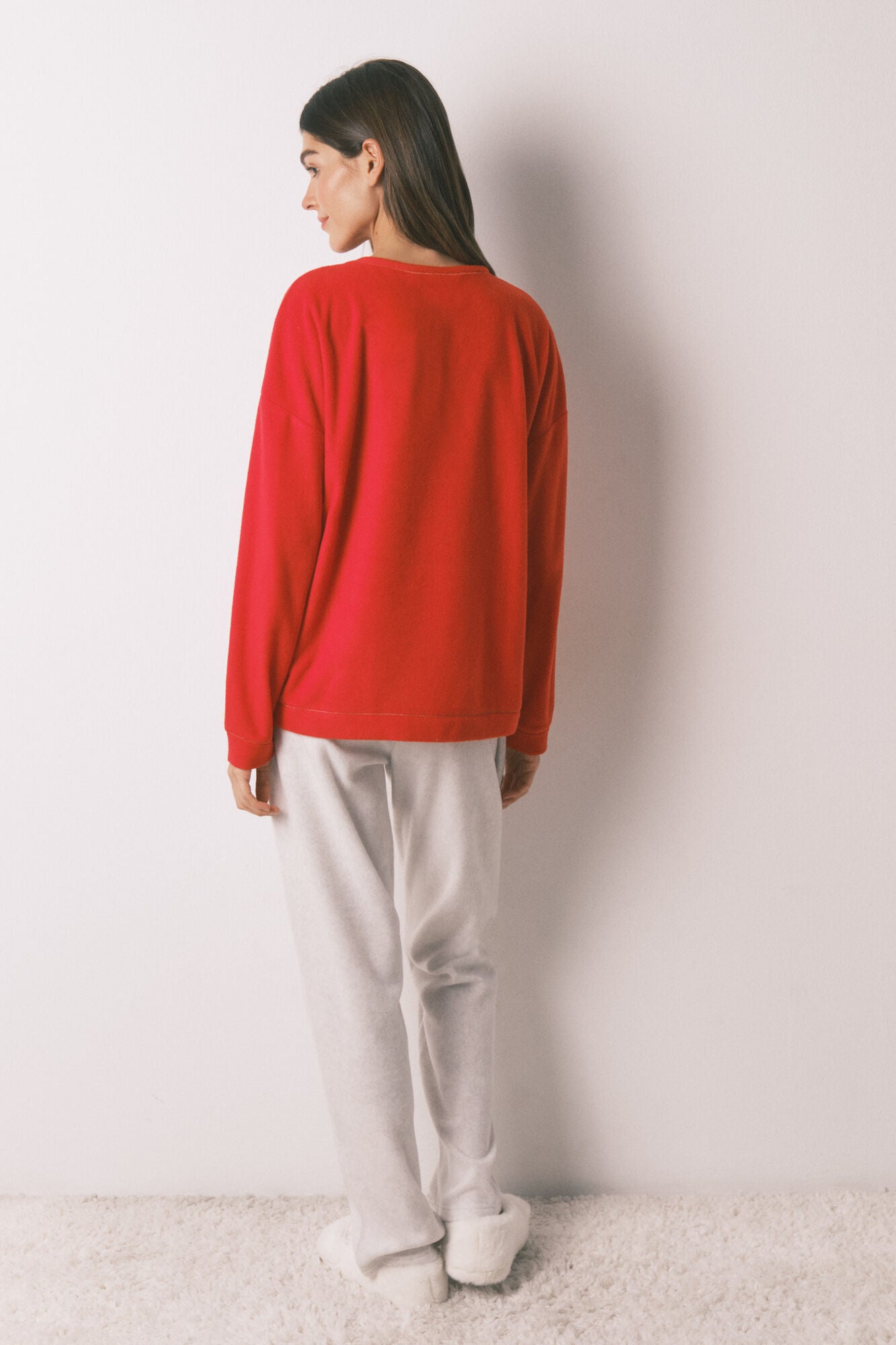 Long soft fleece pajamas with Harry Potter print