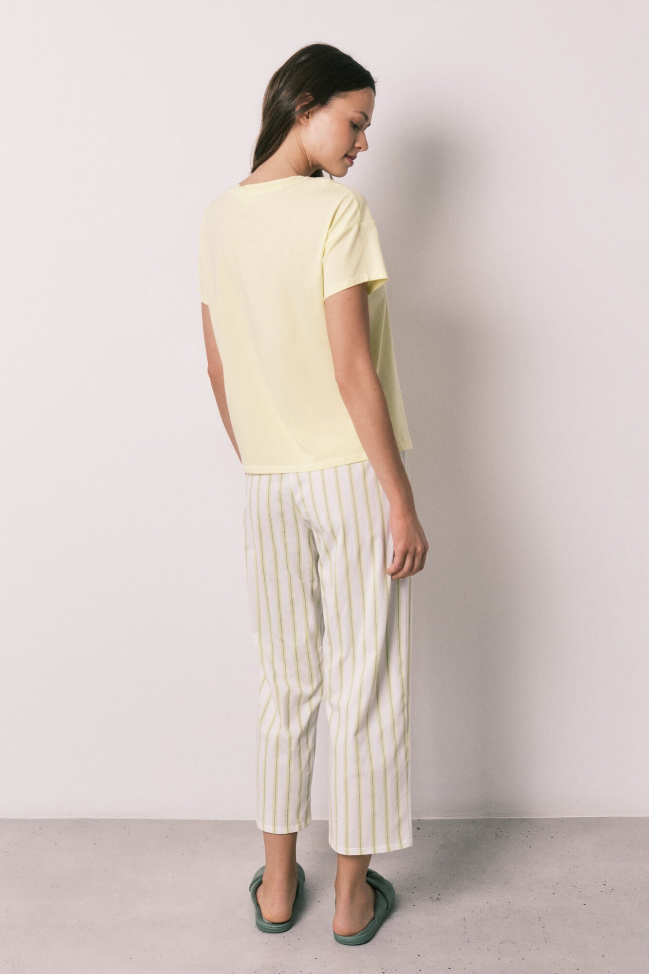 Stitch Short Sleeve Capri Pajamas
