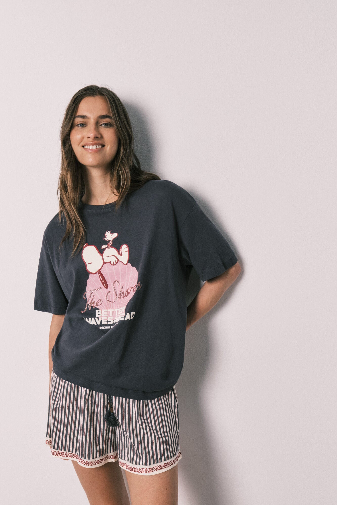 Snoopy cotton short pyjamas