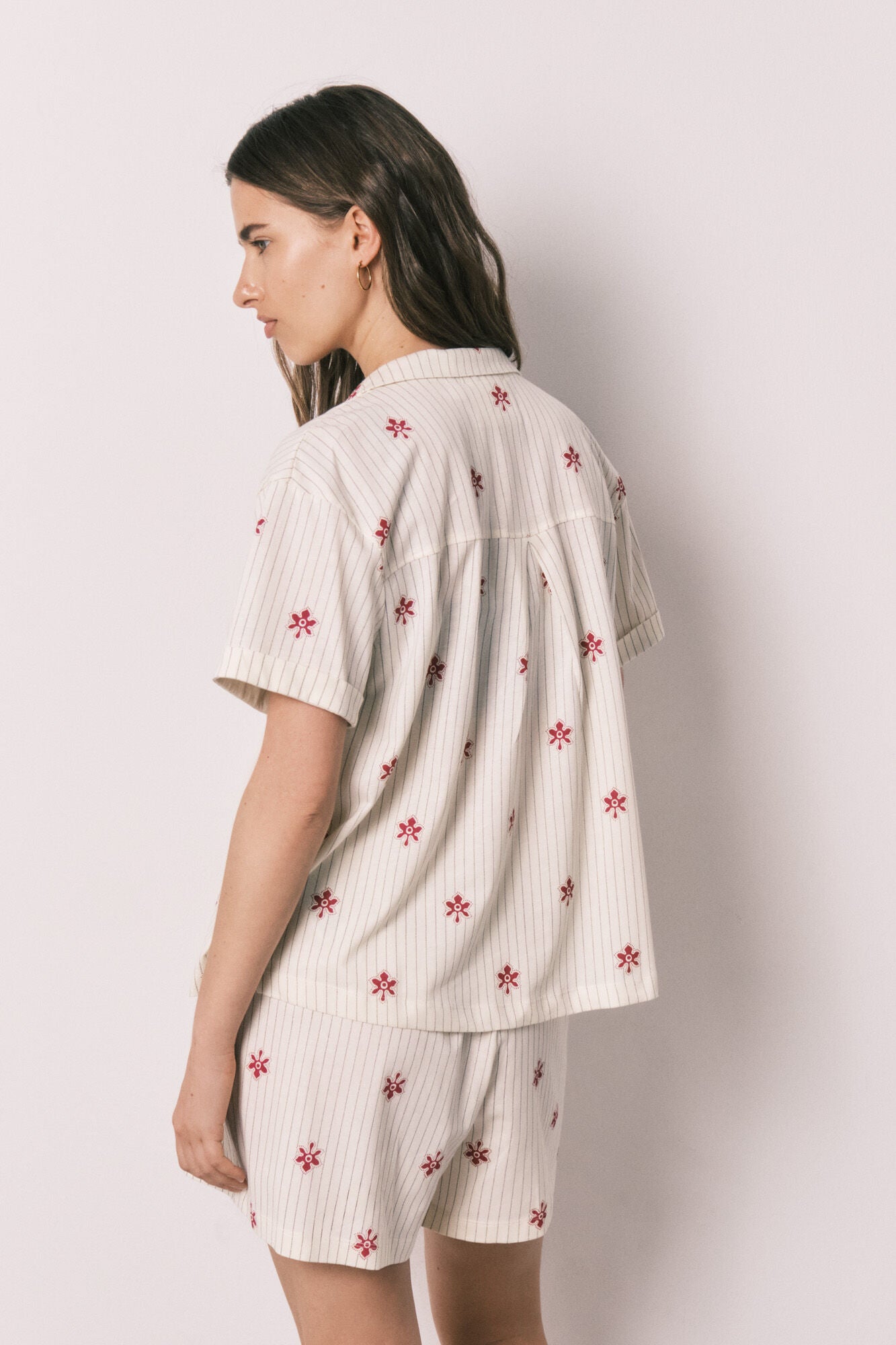 Striped short pyjamas Snoopy