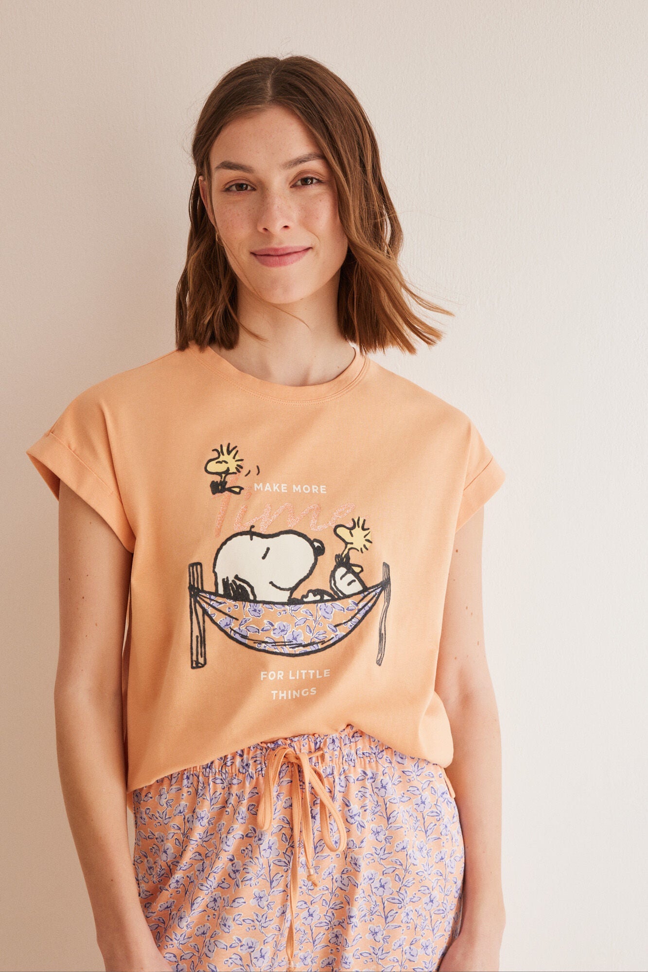 100% cotton Snoopy pajamas