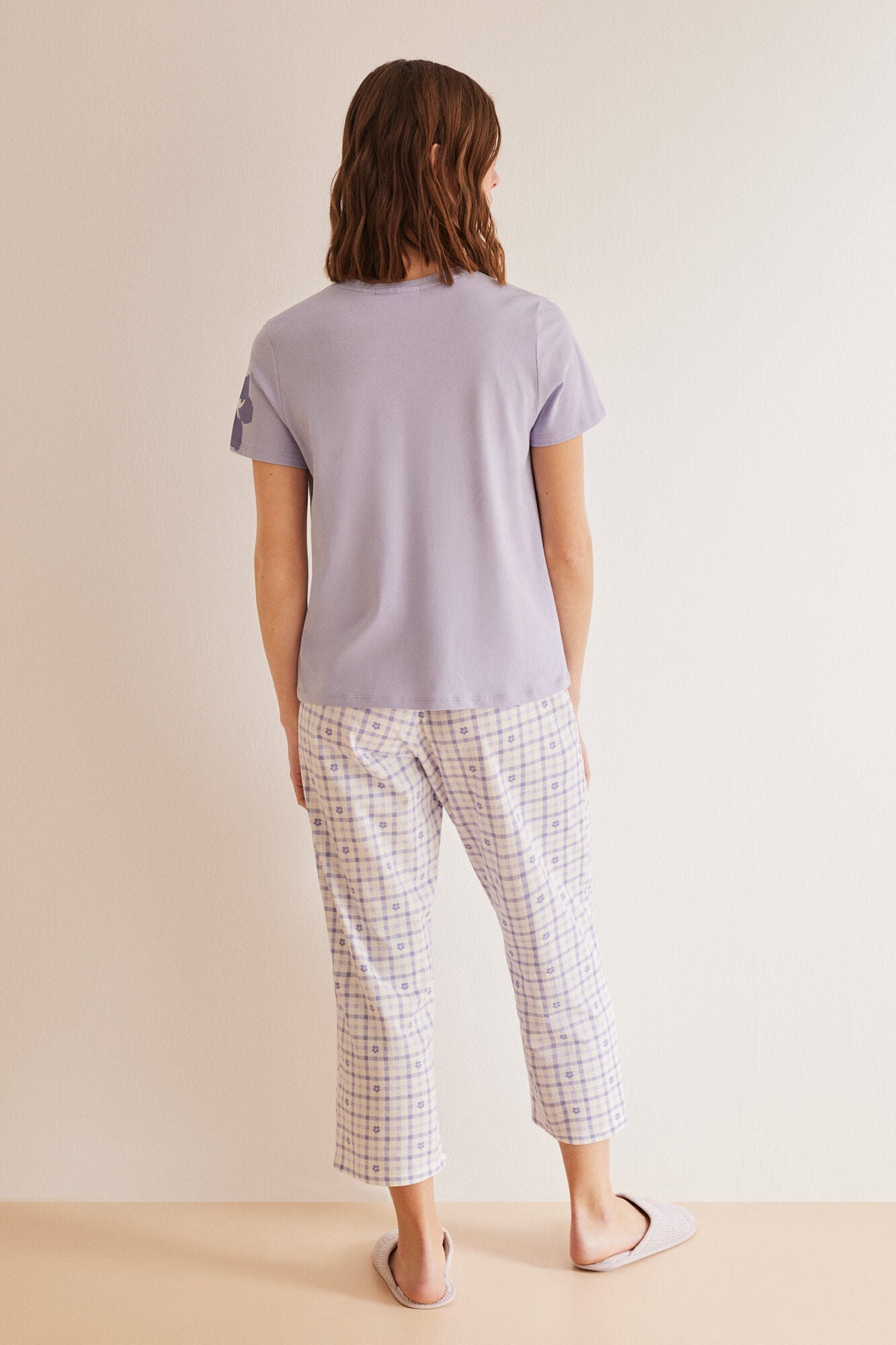 Garfield 100% lilac cotton pajamas