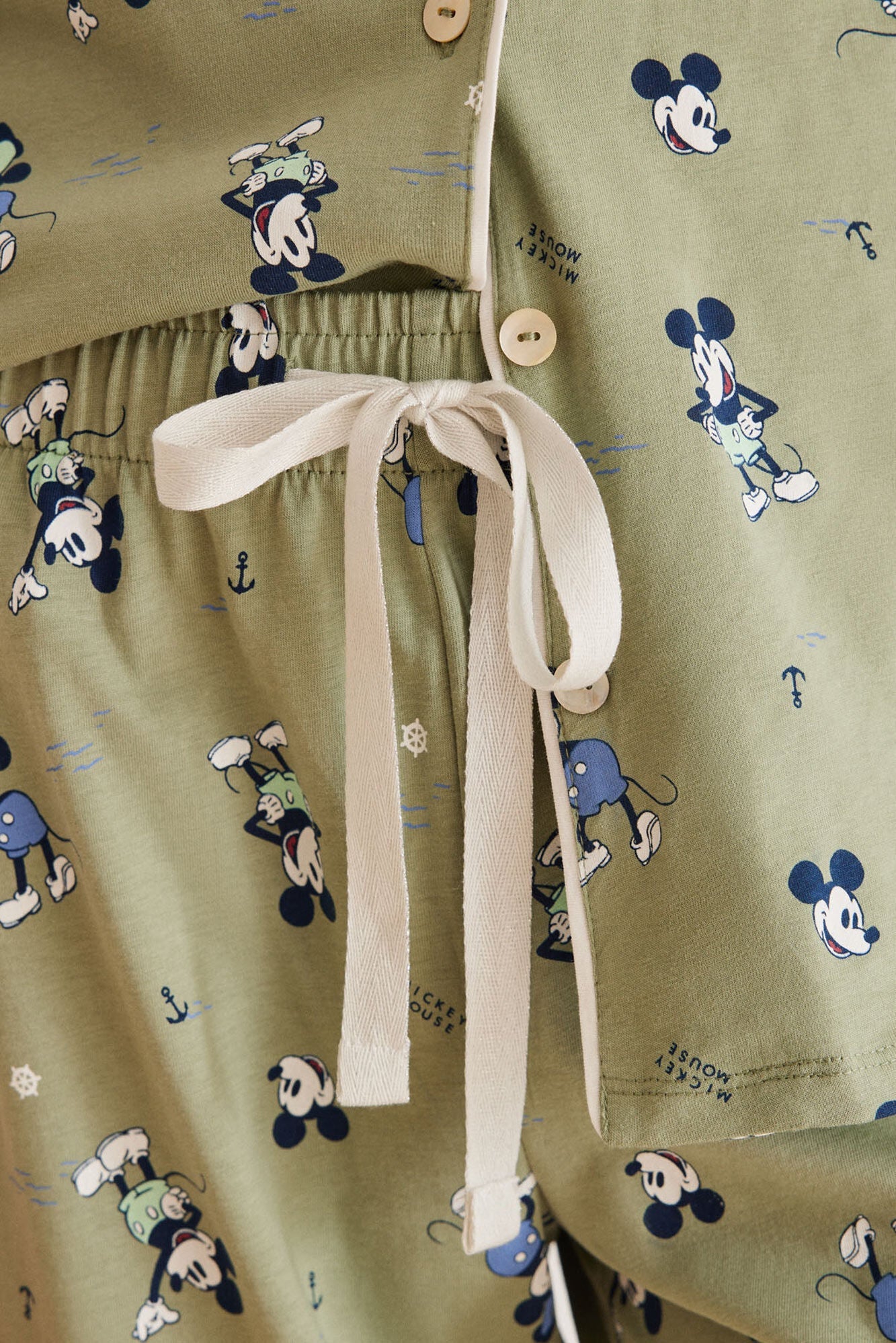 Mickey Mouse 100% cotton shirt pyjamas