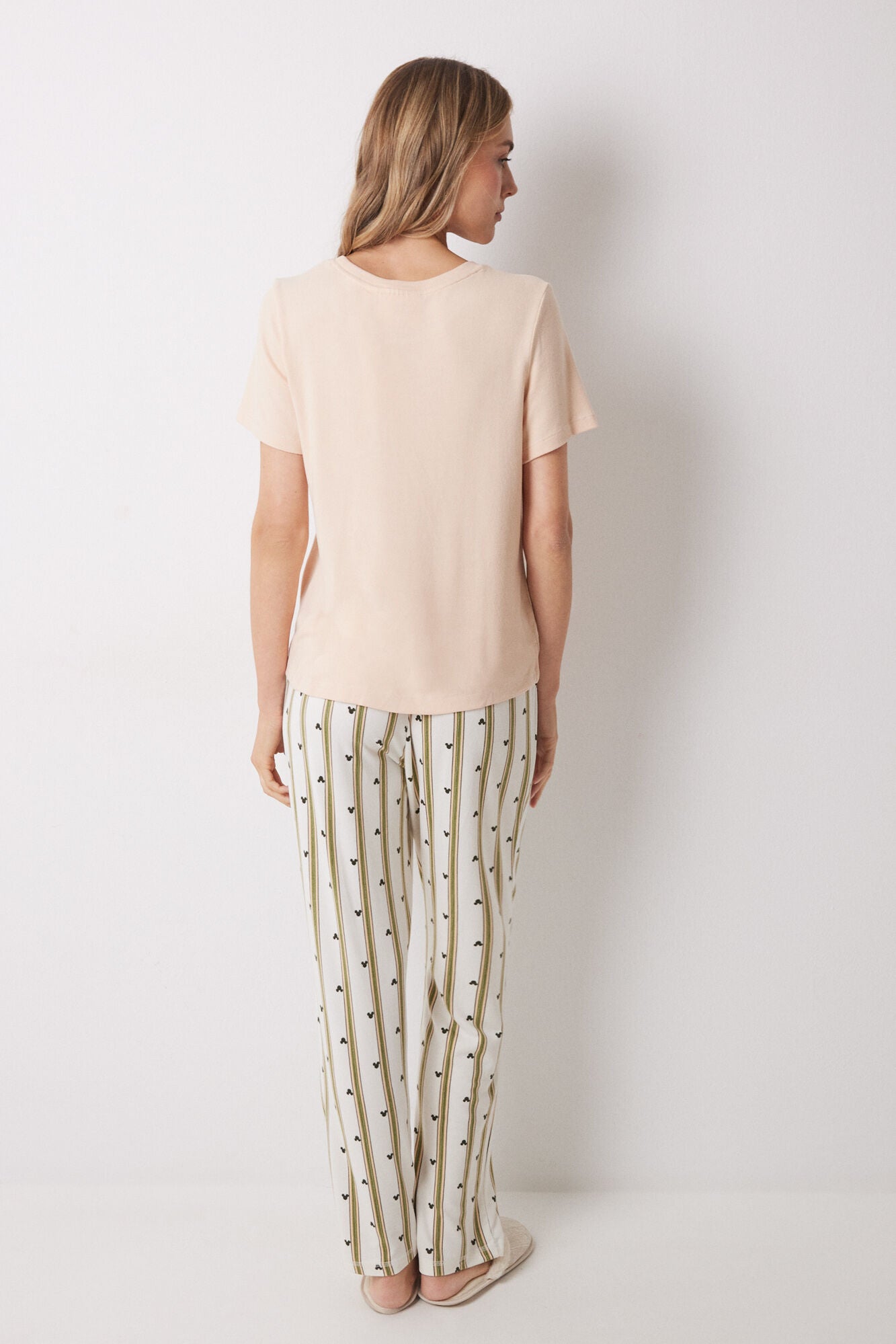 Minnie long pajamas with short sleeve