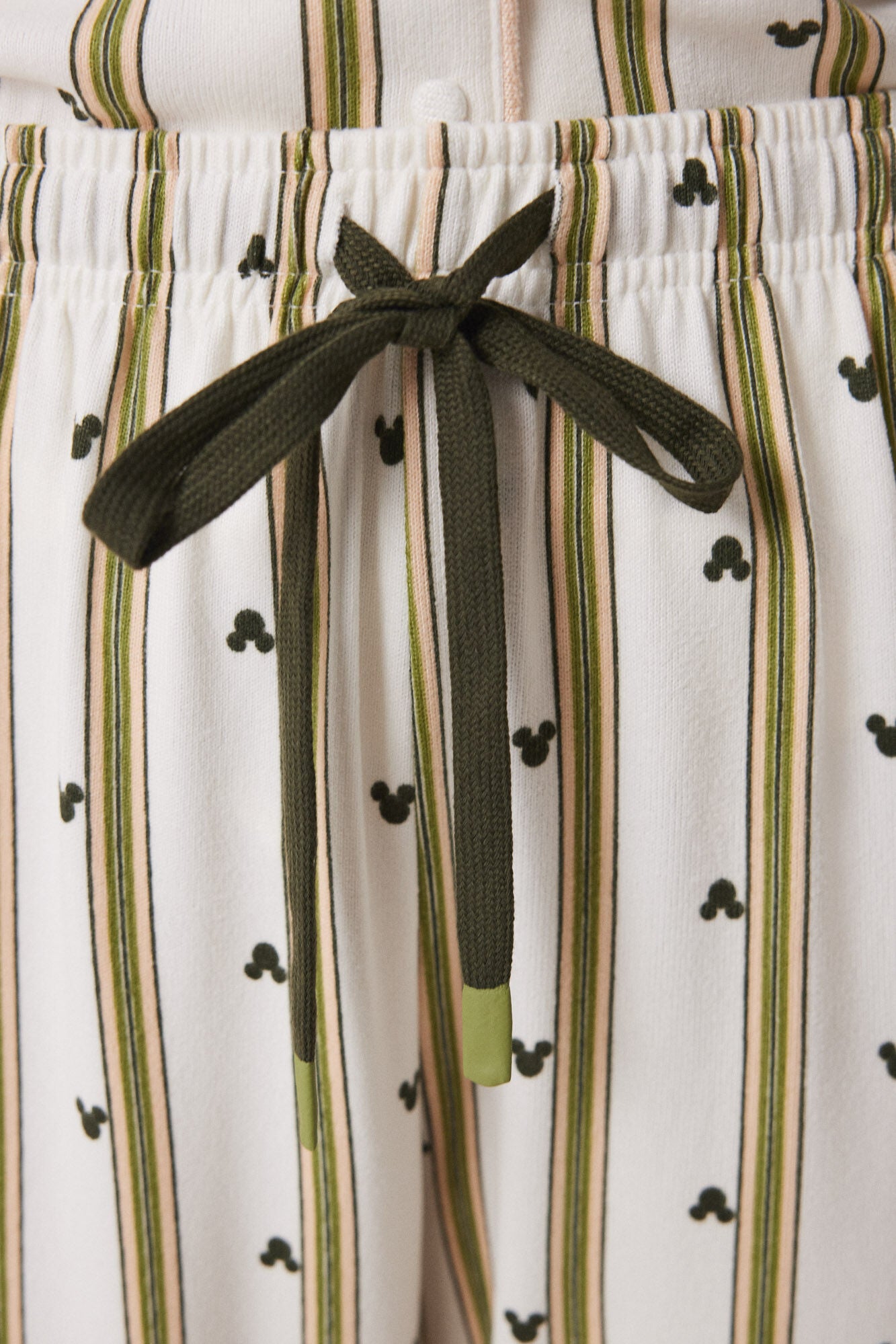 Mickey Mouse striped shirt pajamas