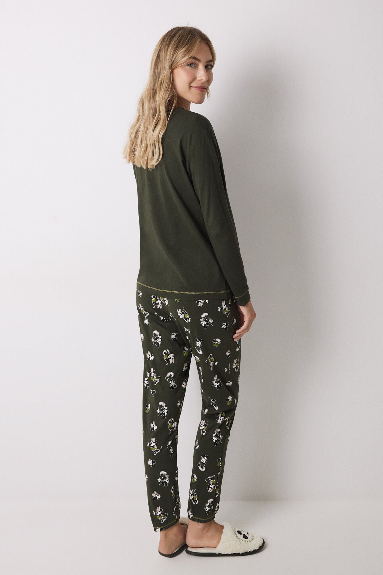 Mickey & Minnie long cotton pajamas