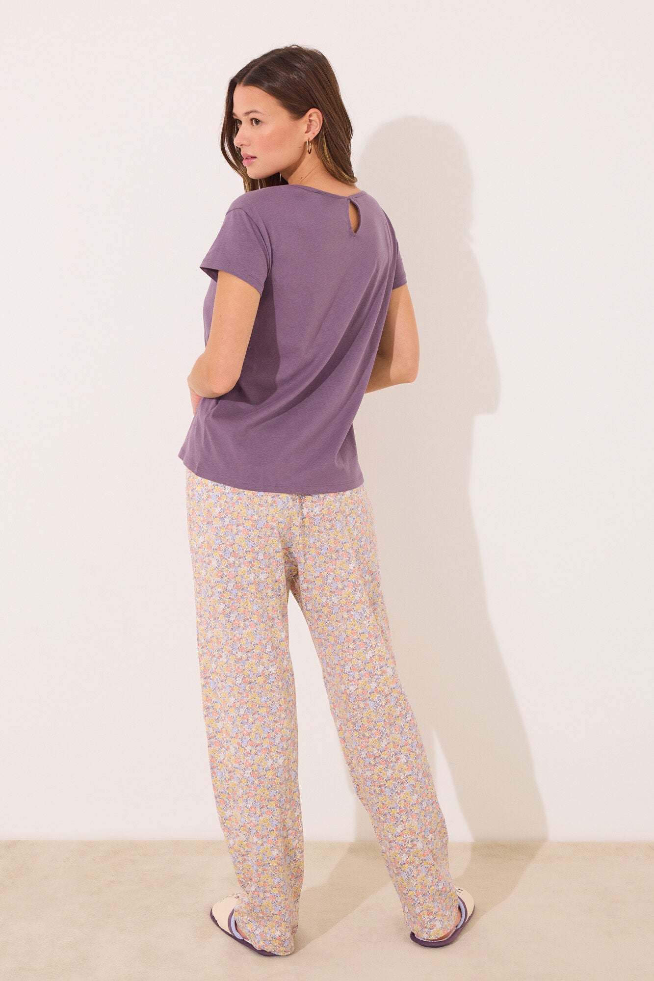 Short sleeve pyjamas 100% cotton print Snoopy
