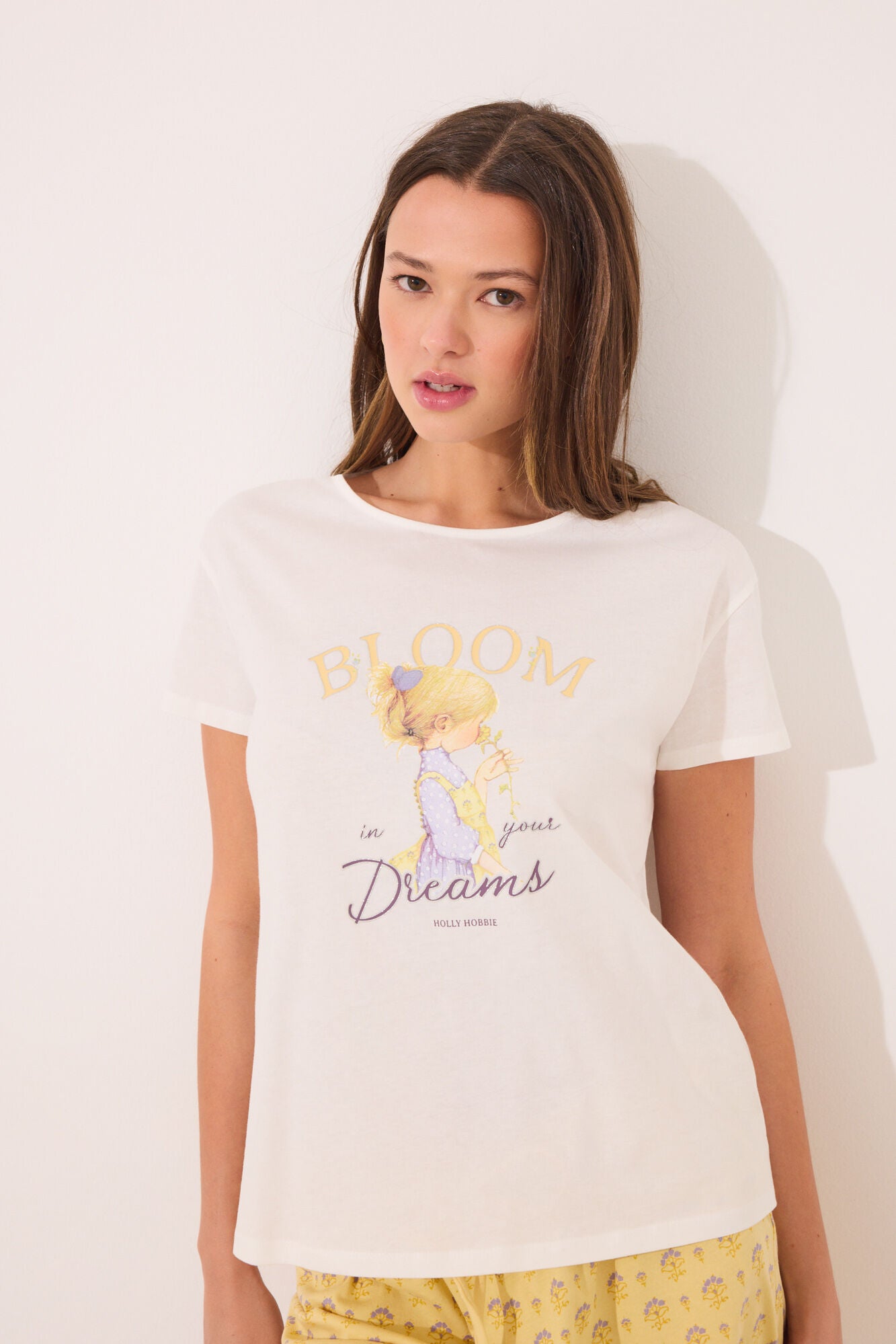 100% cotton short pyjamas with "Holly Hobbie" print