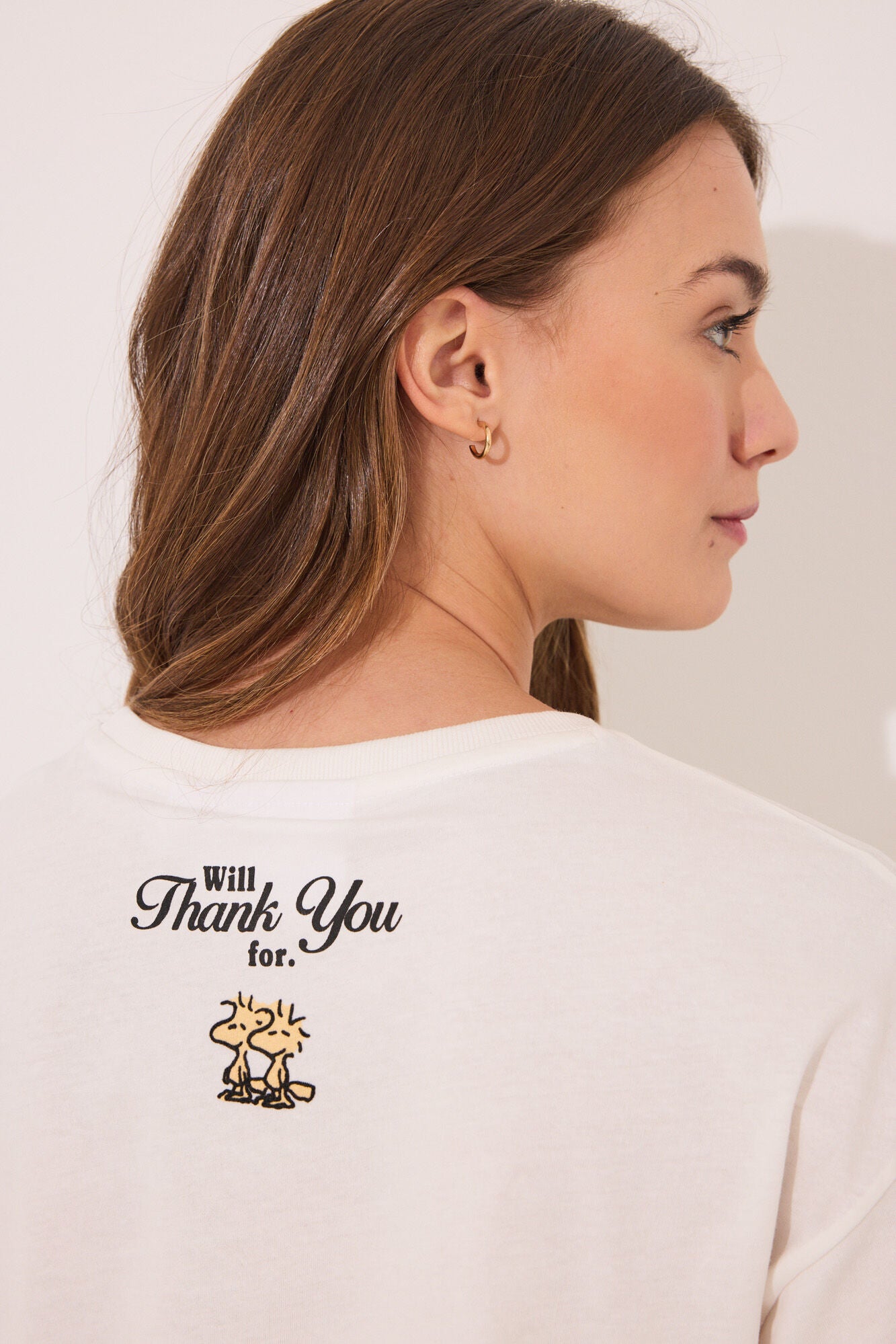 Long pyjamas Snoopy short sleeve