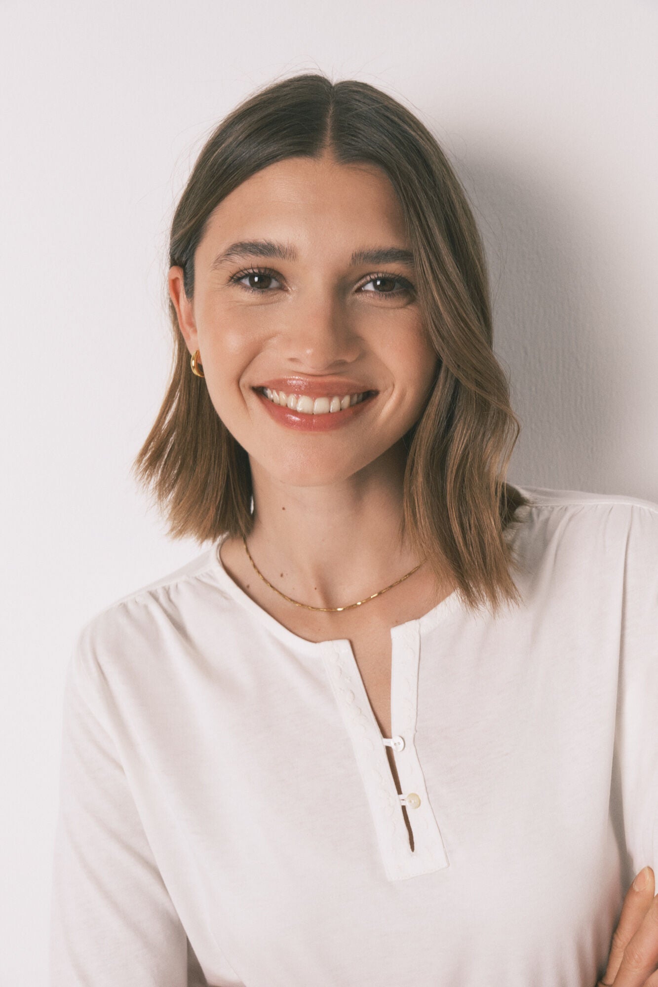 Cotton long sleeve T-shirt