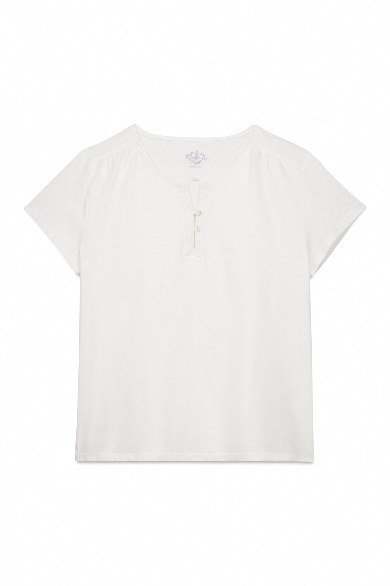 Cotton short sleeve T-shirt