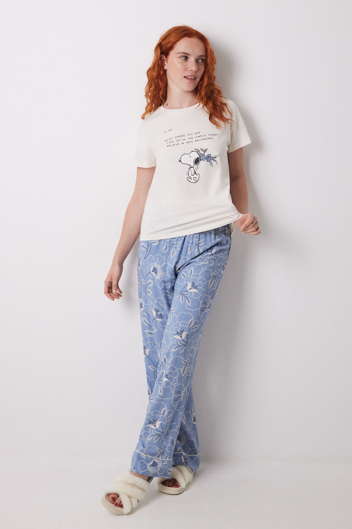 100% cotton Snoopy short sleeve T-shirt
