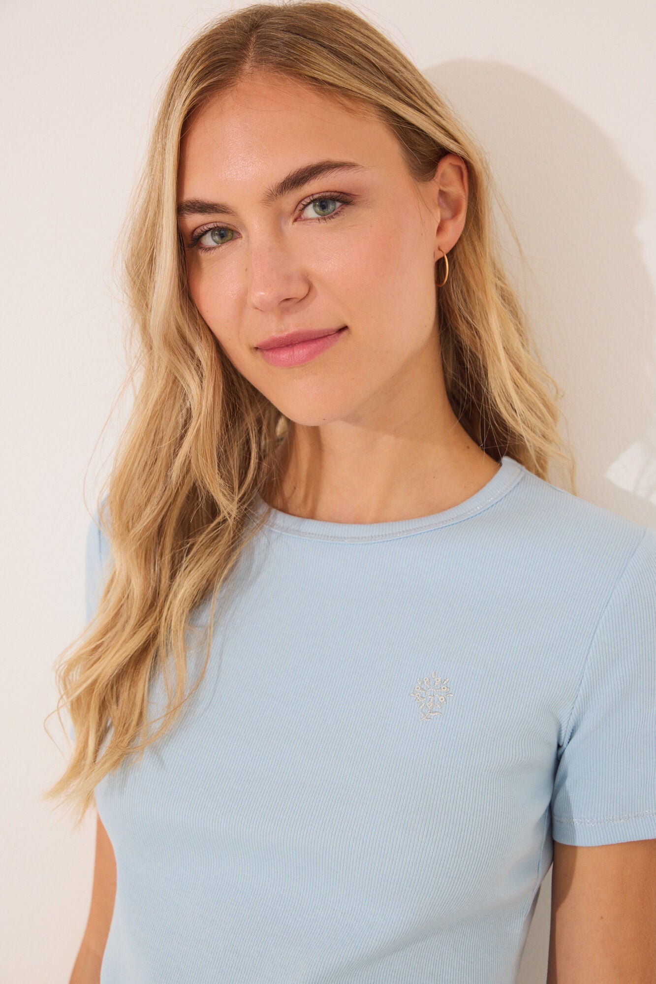 Blue paisley cotton Capri pyjamas