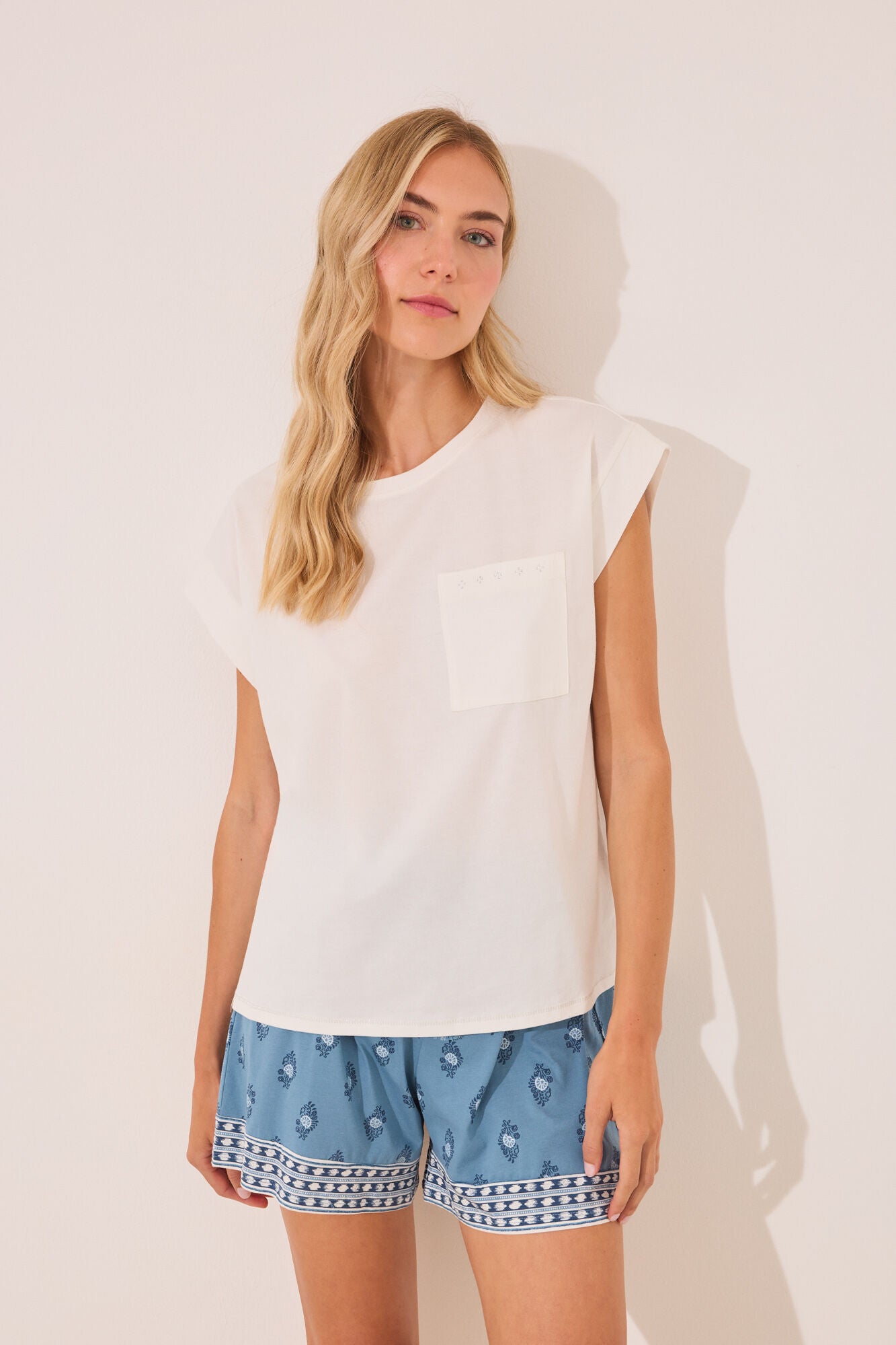 Paisley short pyjamas