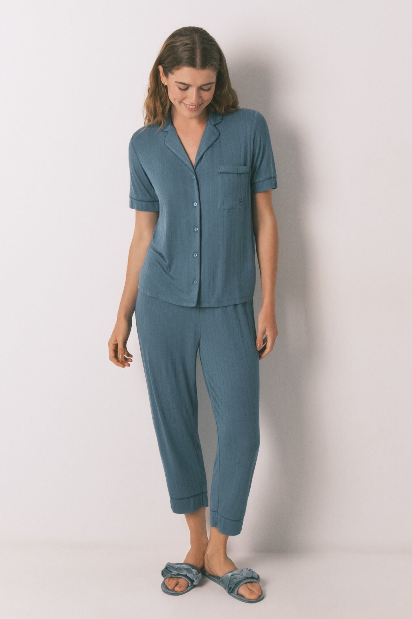 Capri shirt pyjamas