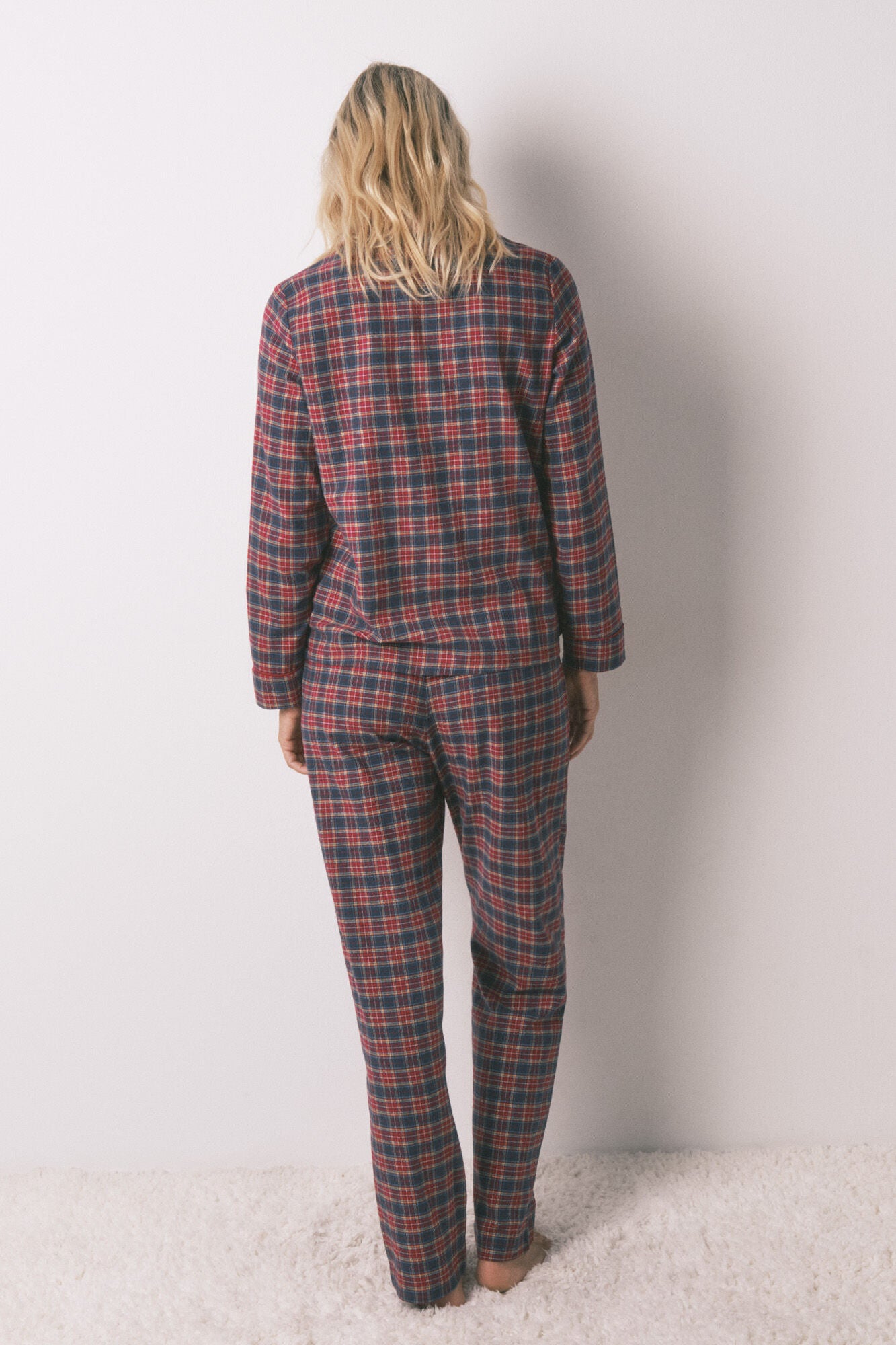 100% cotton checkered classic pyjamas
