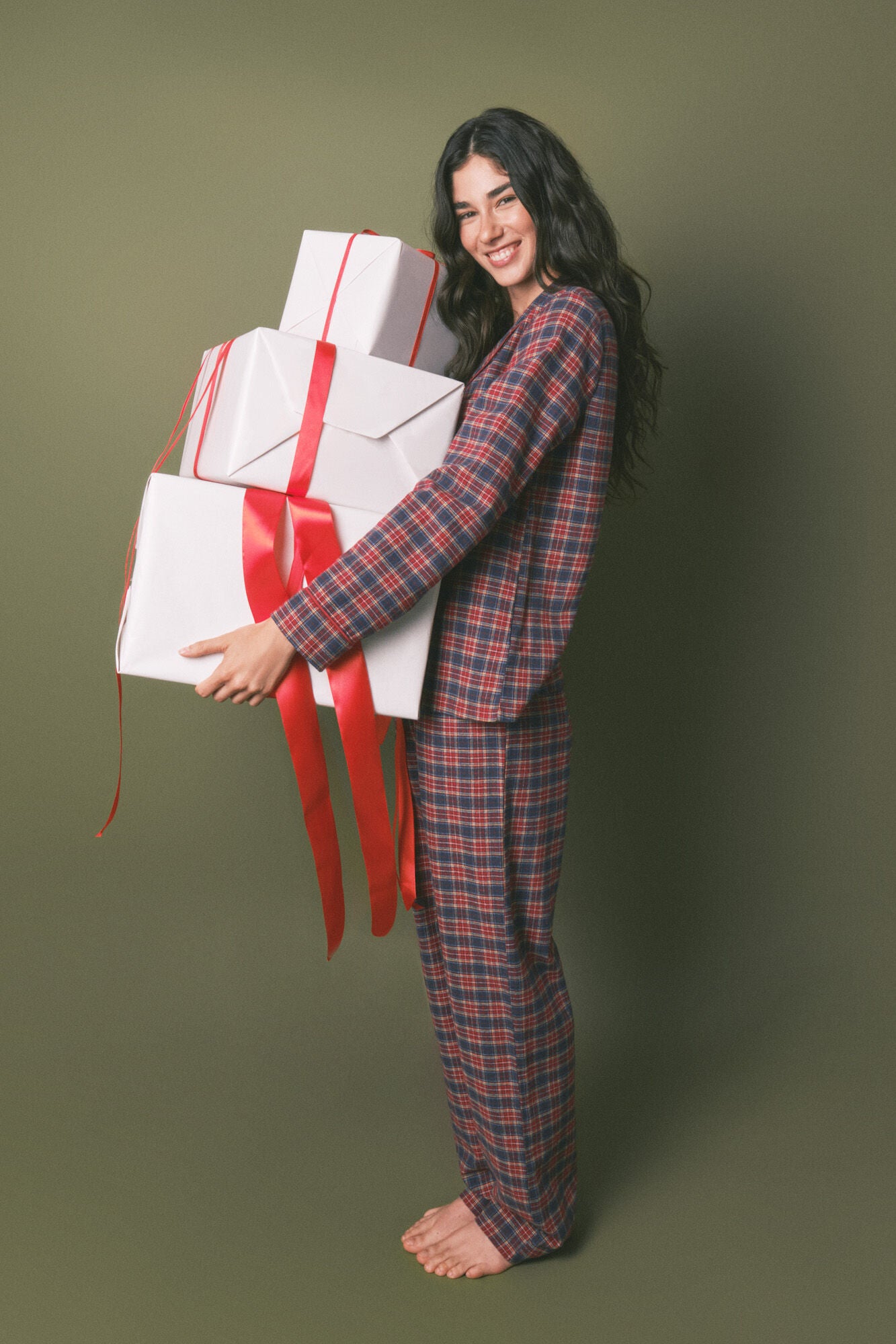 100% cotton checkered classic pyjamas