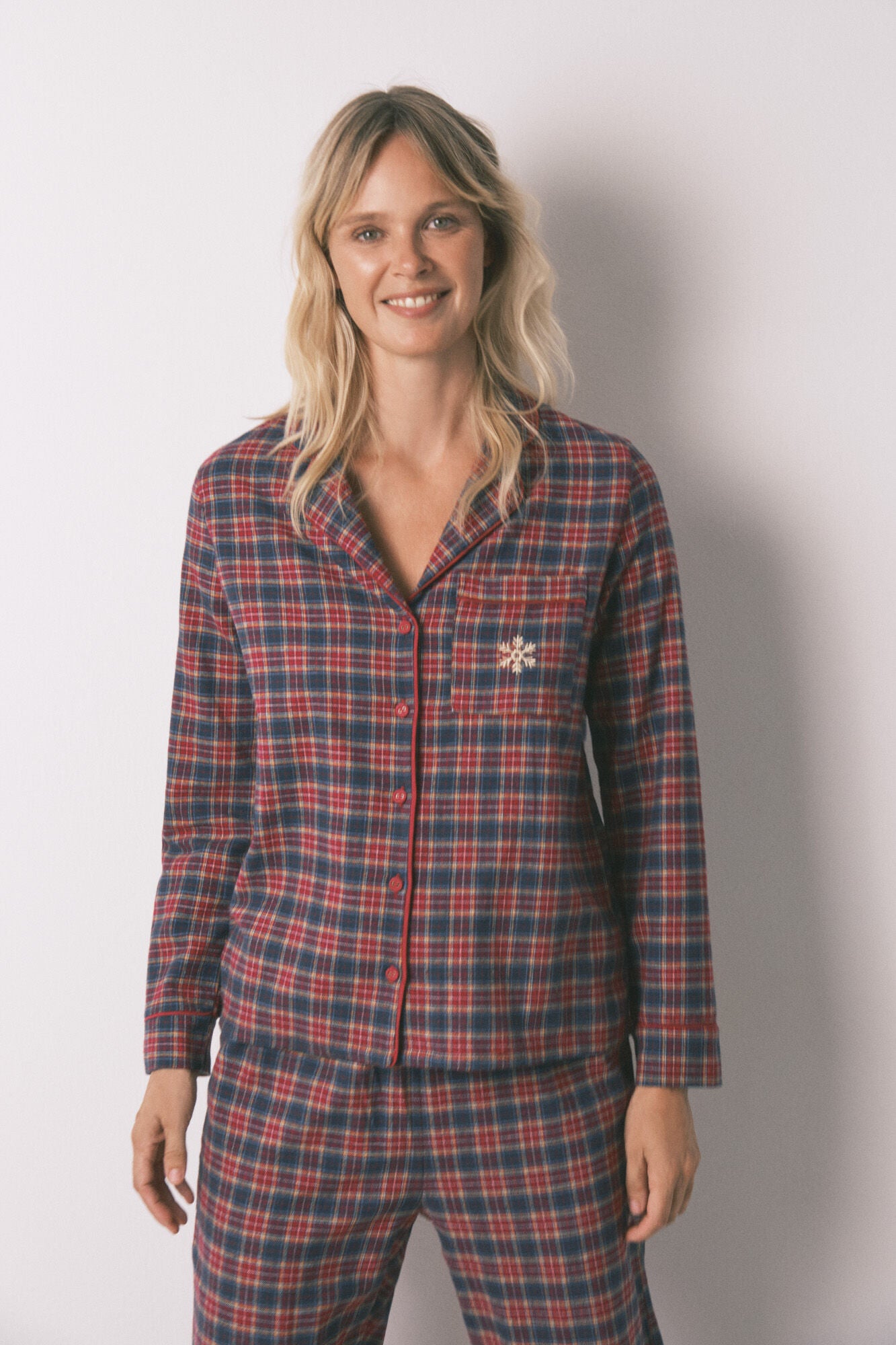 100% cotton checkered classic pyjamas