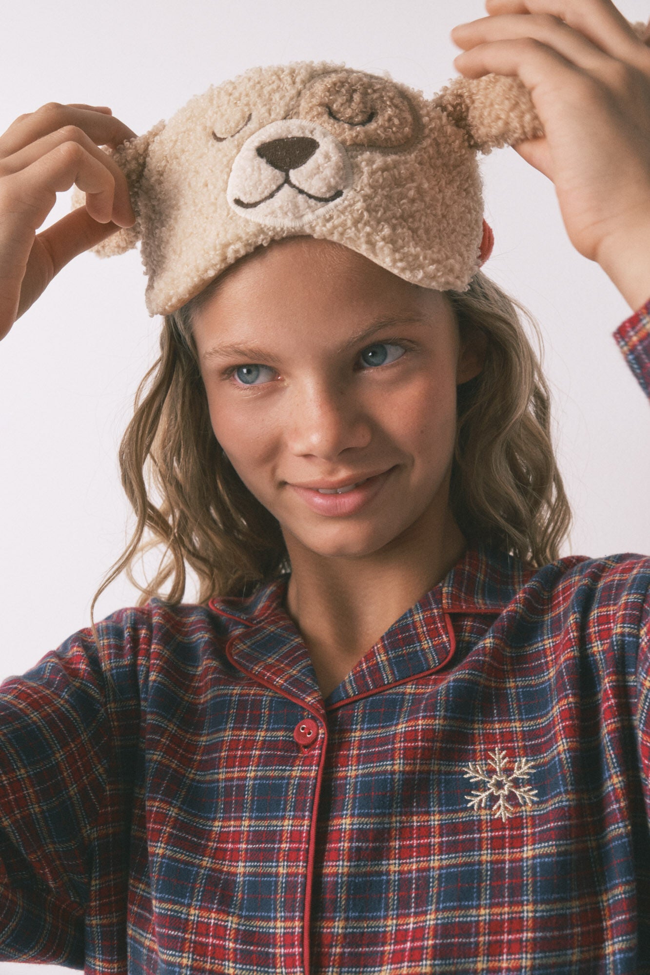 Children's checkered shirt pyjamas , 100% cotton