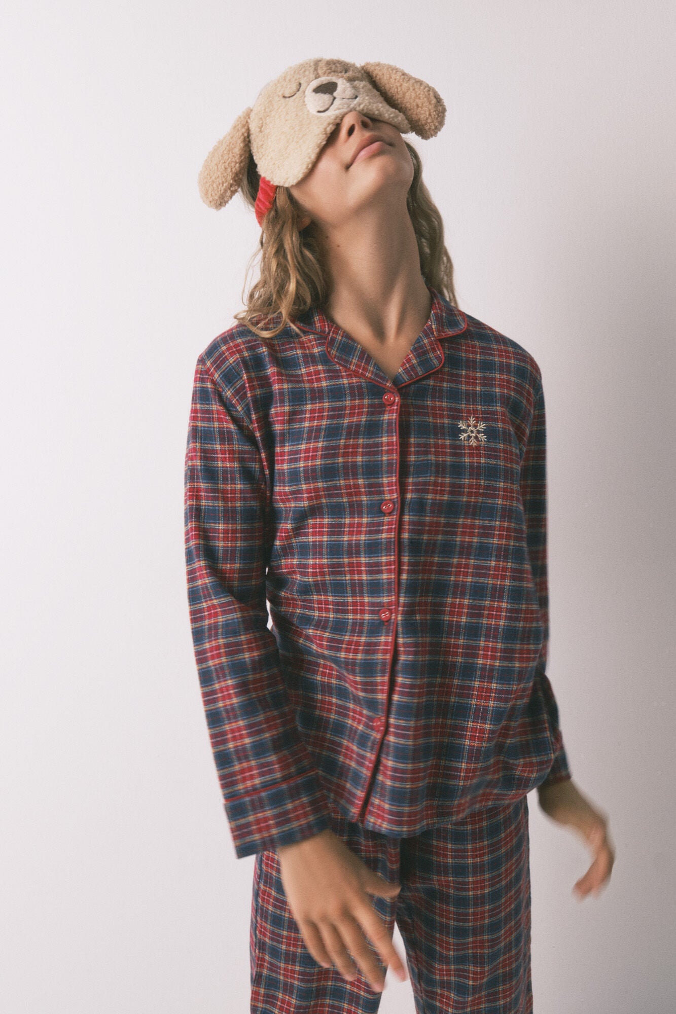 Children's checkered shirt pyjamas , 100% cotton