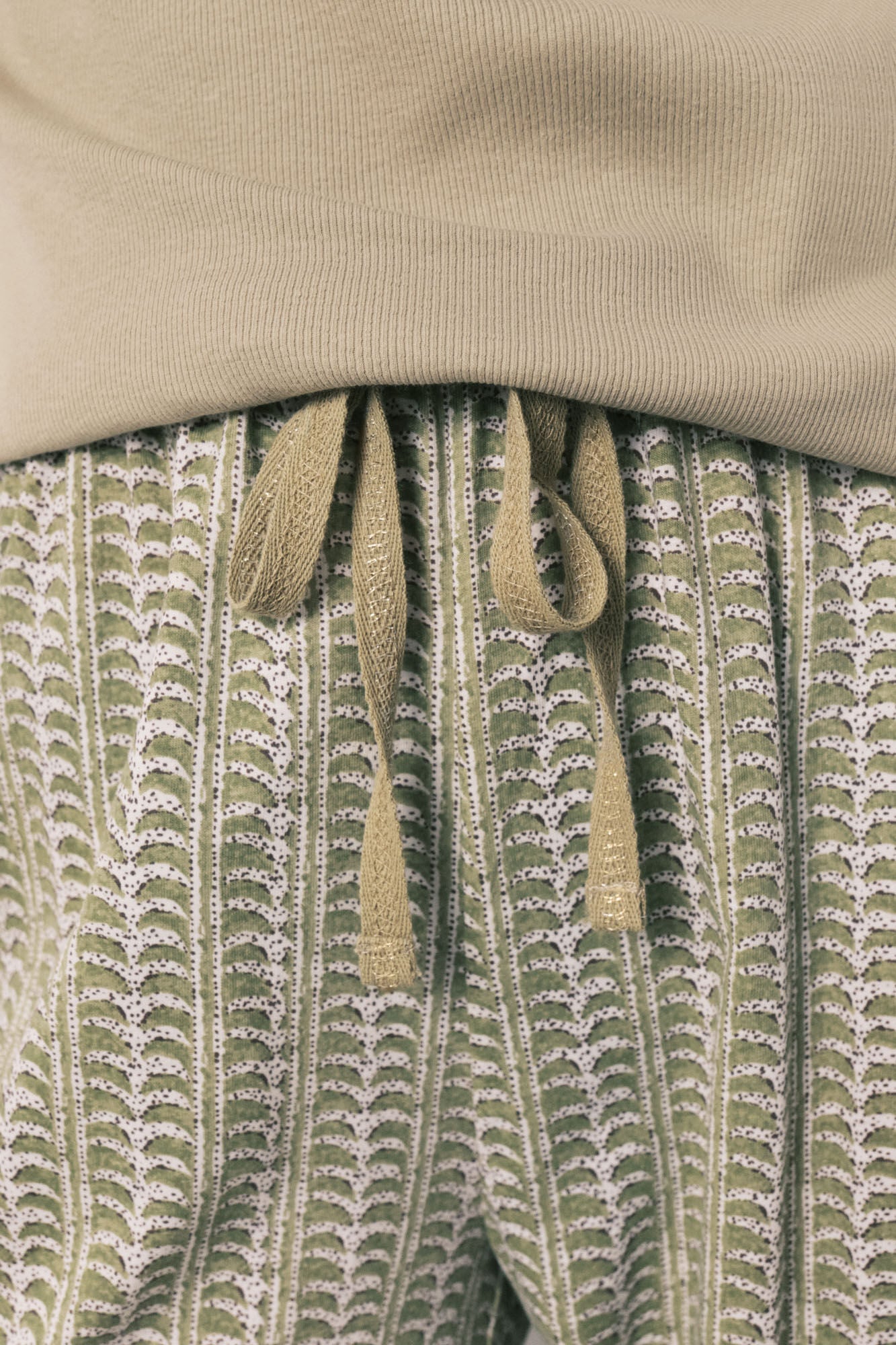 Long short-sleeved cotton pajamas
