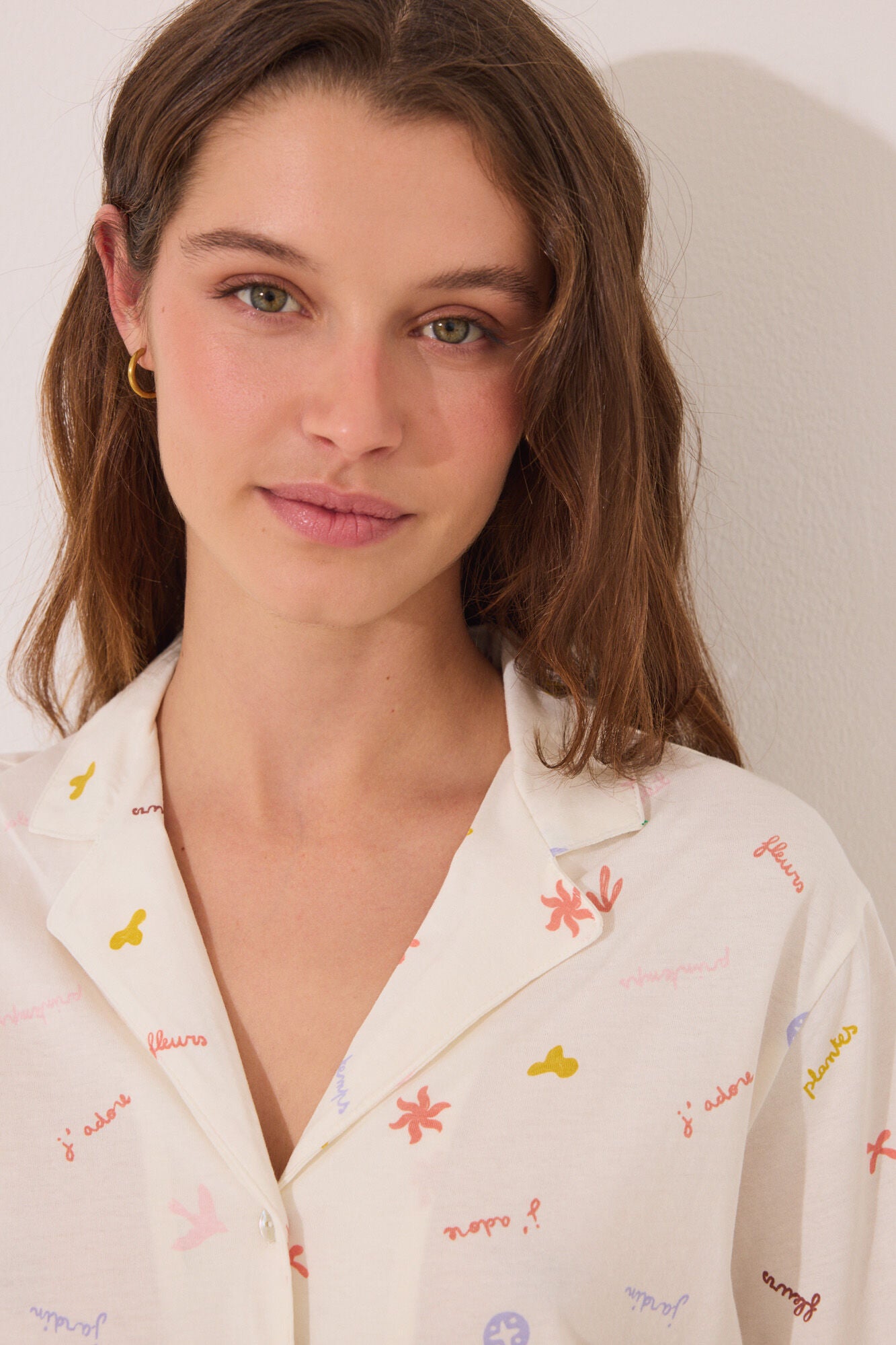 100% cotton classic pyjamas with ÒJ«ADOREÓ print